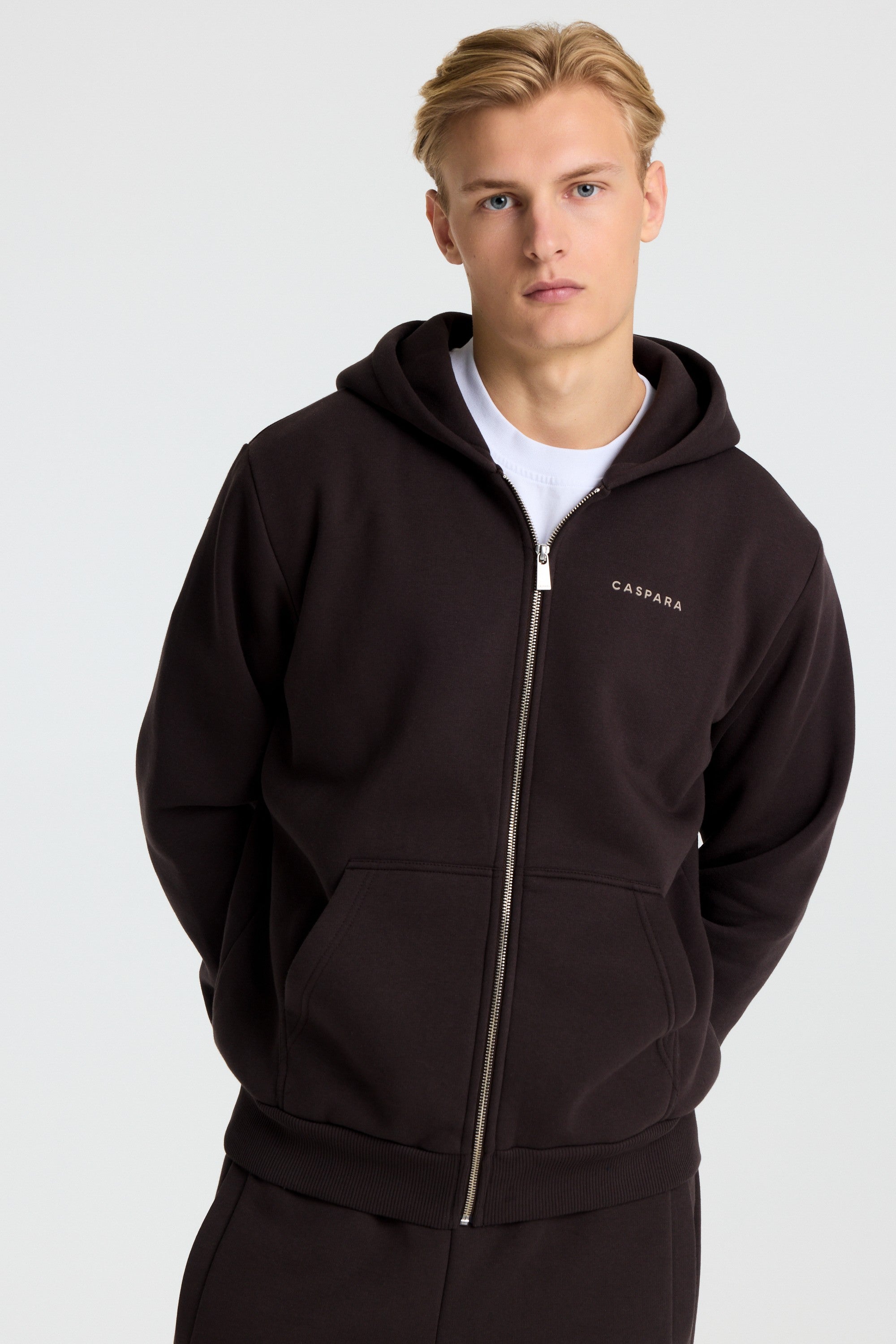M. Cosmo Zip Hoodie - Espresso – CASPARA