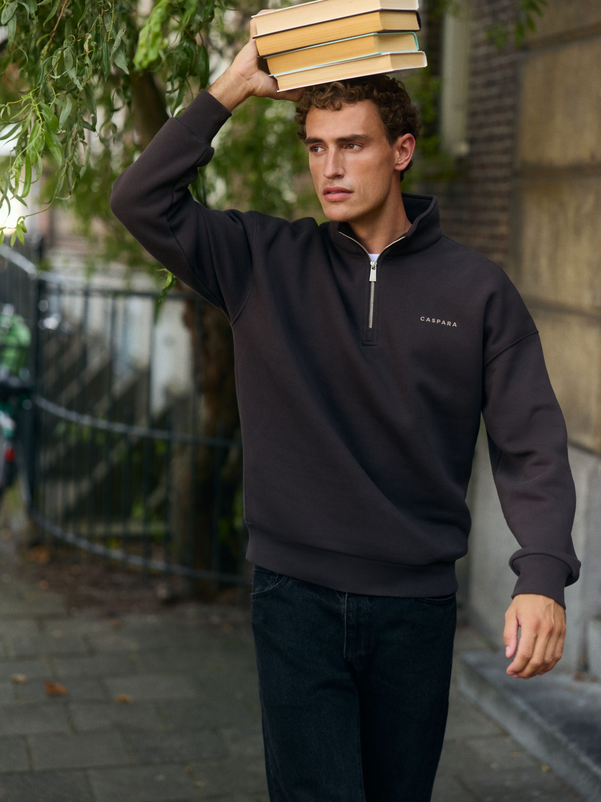 M. 1/4 Zip - Espresso