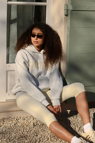 LIMITED EDITION︱W. All-Star Hoodie - Grey Melange/Yellow