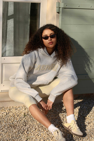 LIMITED EDITION︱W. All-Star Hoodie - Grey Melange/Yellow