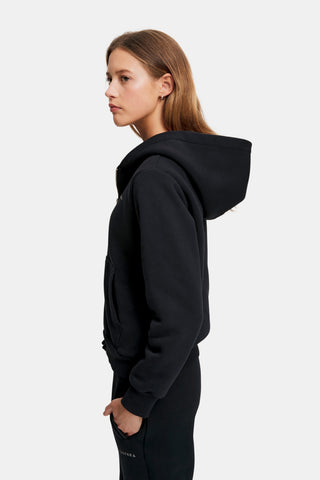 W. Cosmo Zip Hoodie - Black