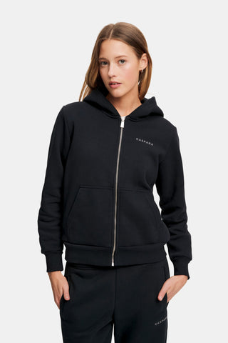 W. Cosmo Zip Hoodie - Black