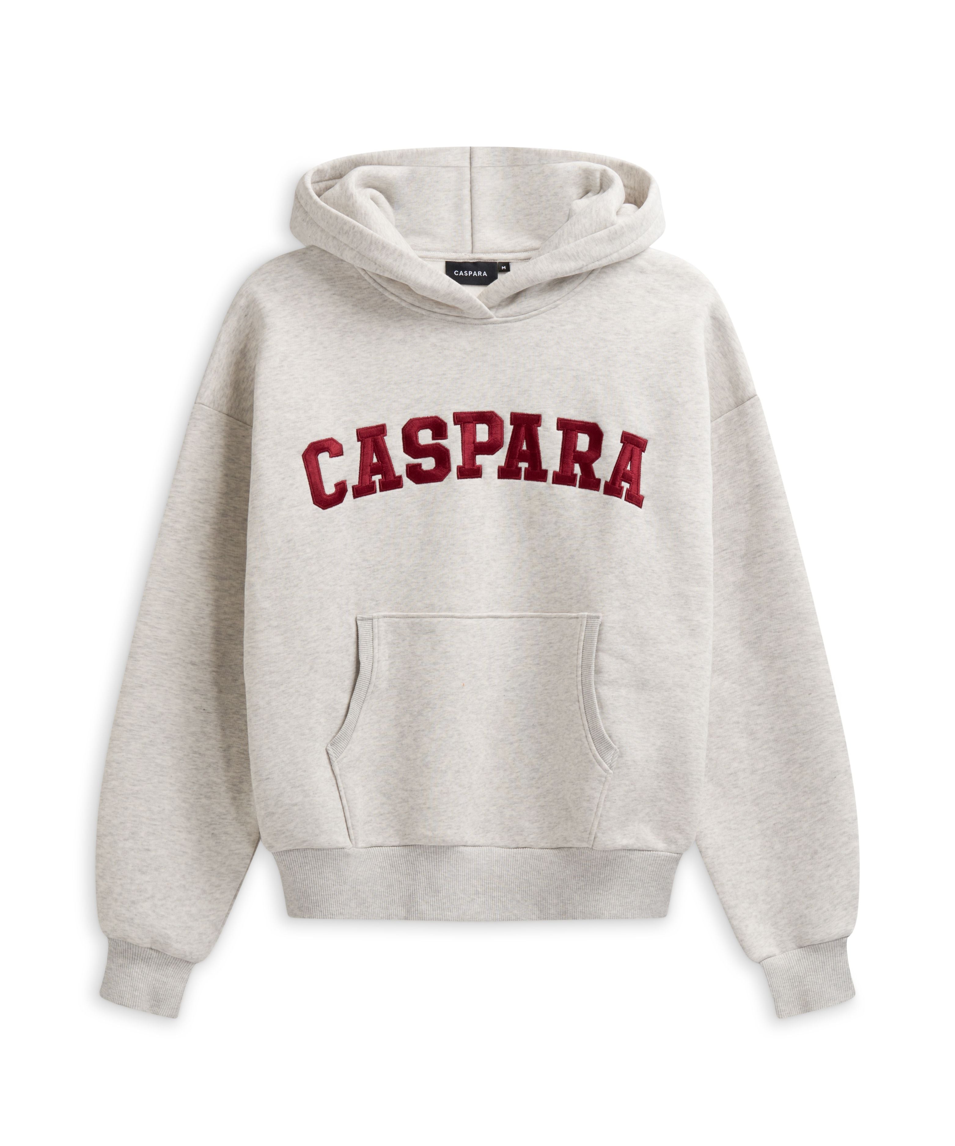 M. Varsity Hoodie - Grey/Burgundy