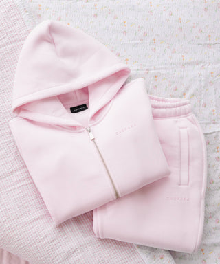 W. Cosmo Zip Hoodie - Millennial Pink