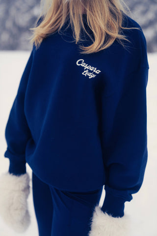 LIMITED EDITION︱W. Lodge Crewneck - Navy