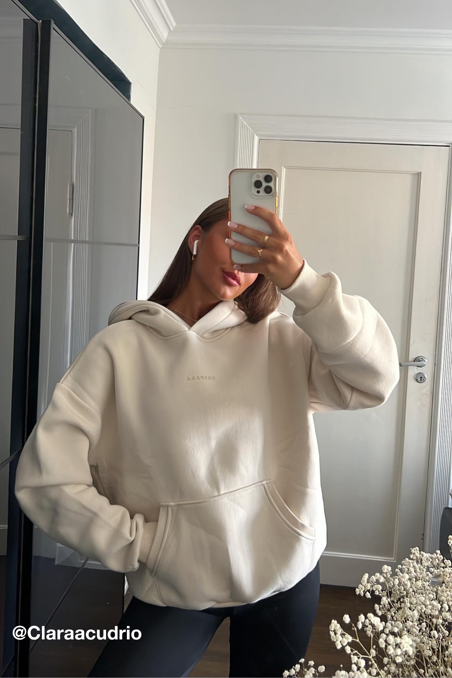 Beige 2025 hoodie dame