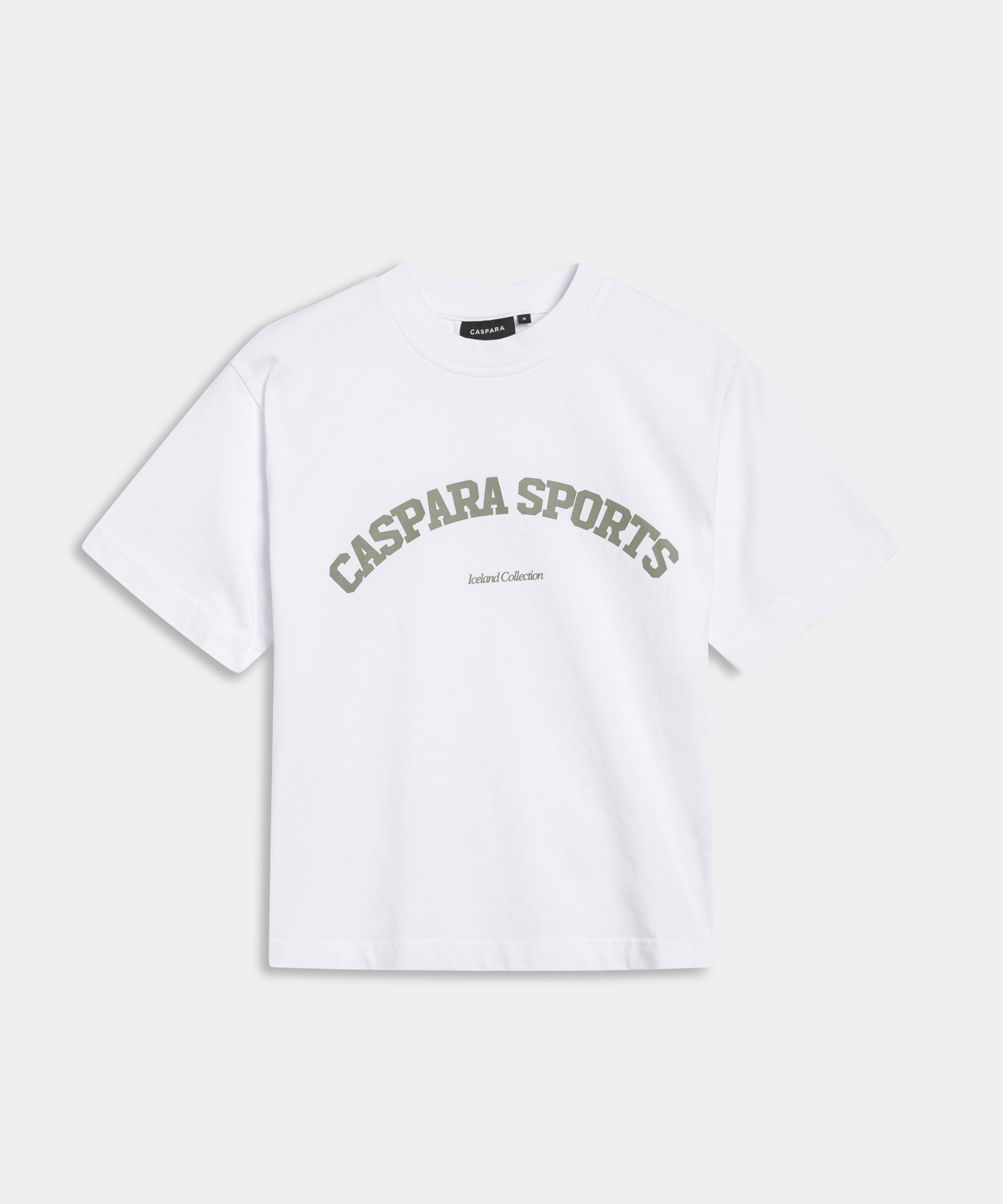 W. CS Tee - White w. Olive