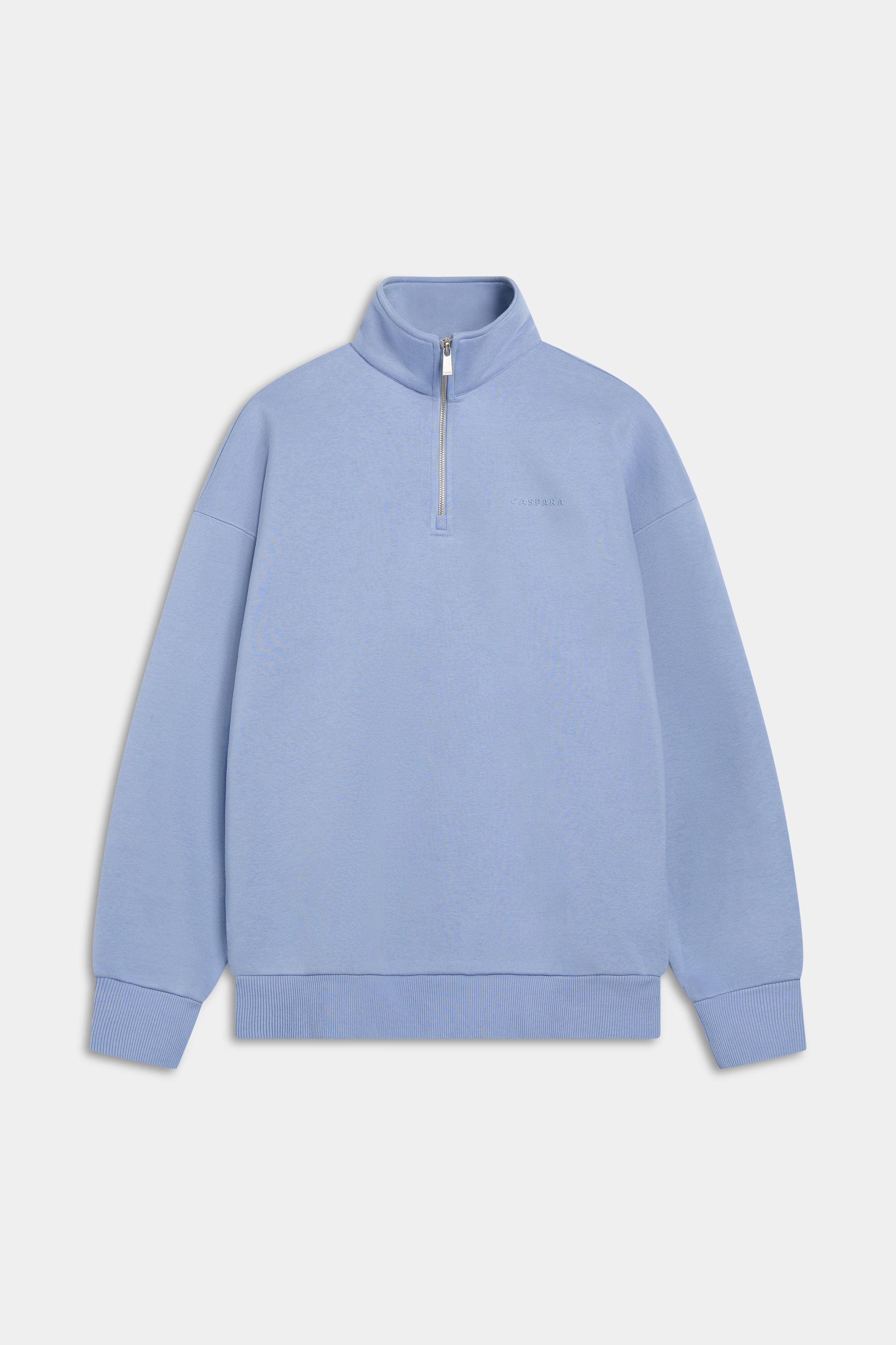 M. 1/4 Zip - Vintage Blue