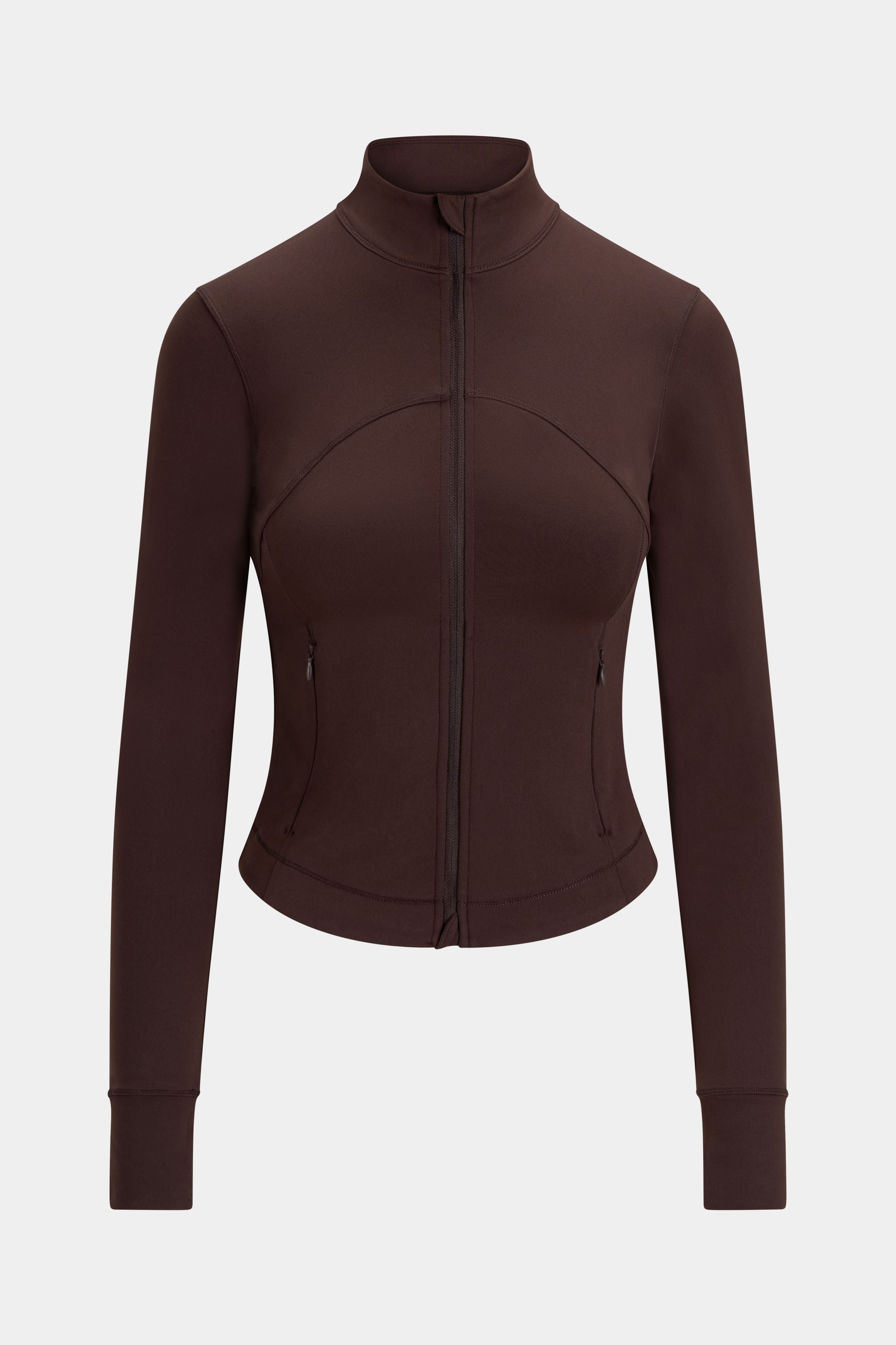 Sculptluxe® Zip Jacket - Espresso