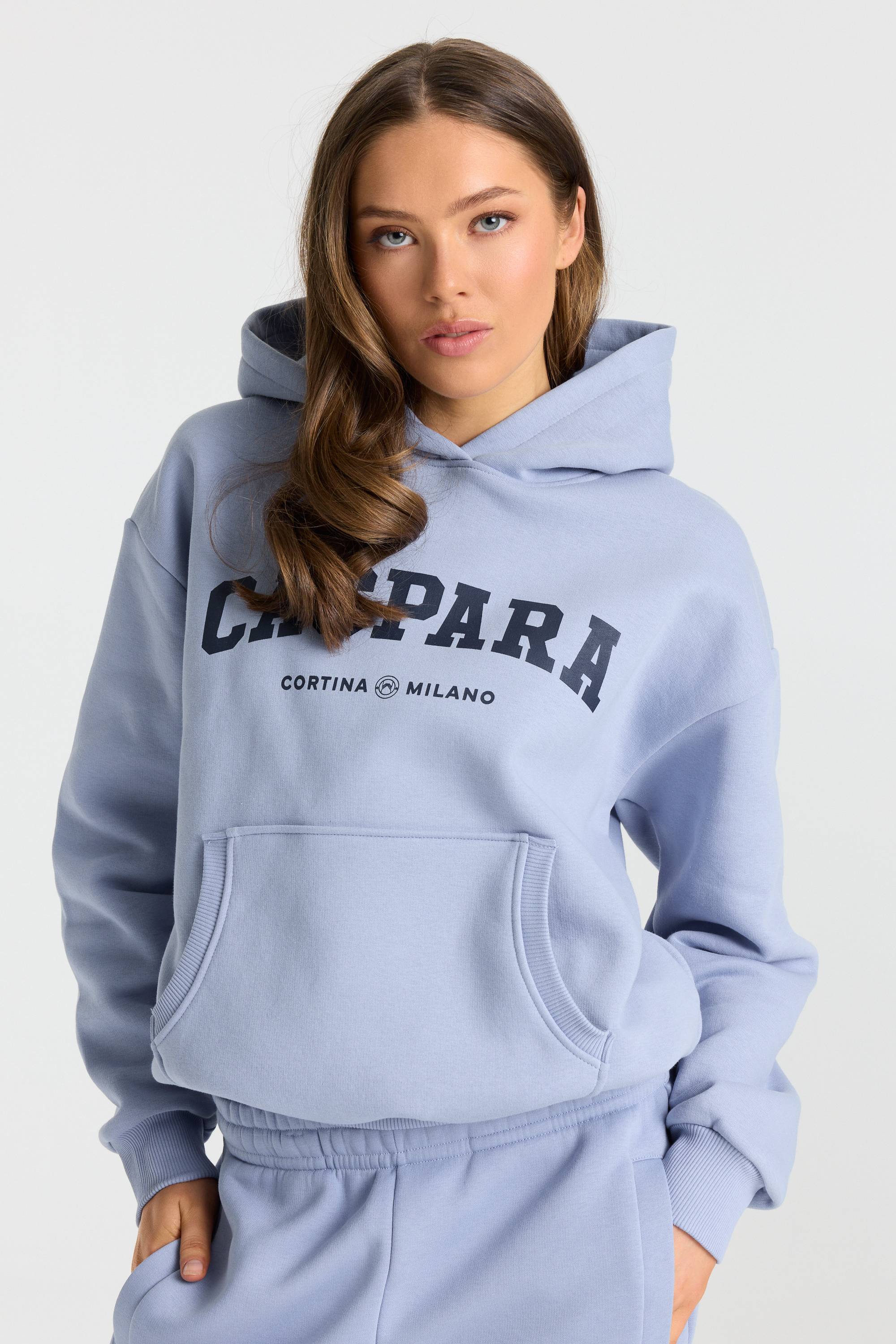 W. Cortina Hoodie - Vintage Blue