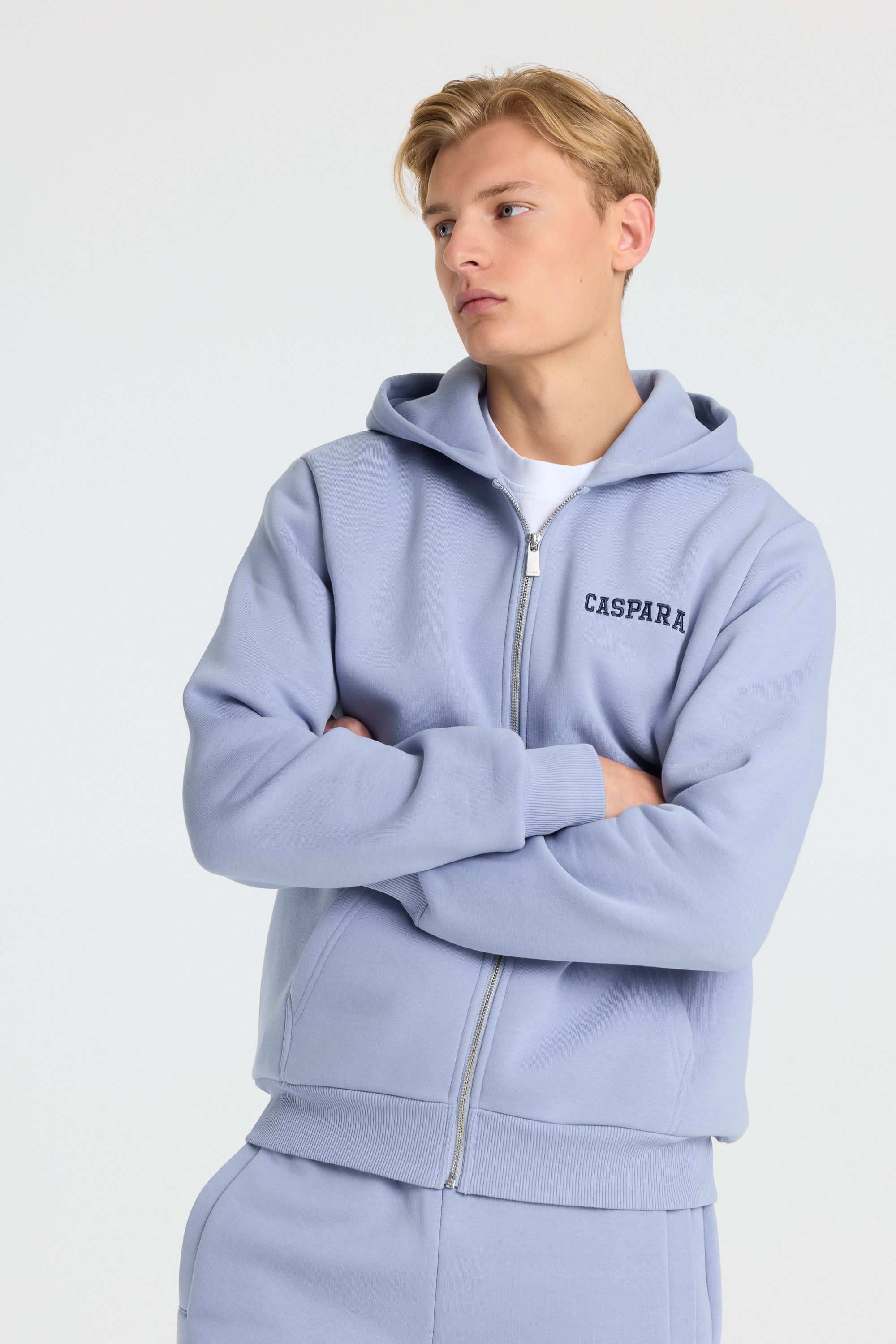 M. All-Star Zip Hoodie - Vintage Blue