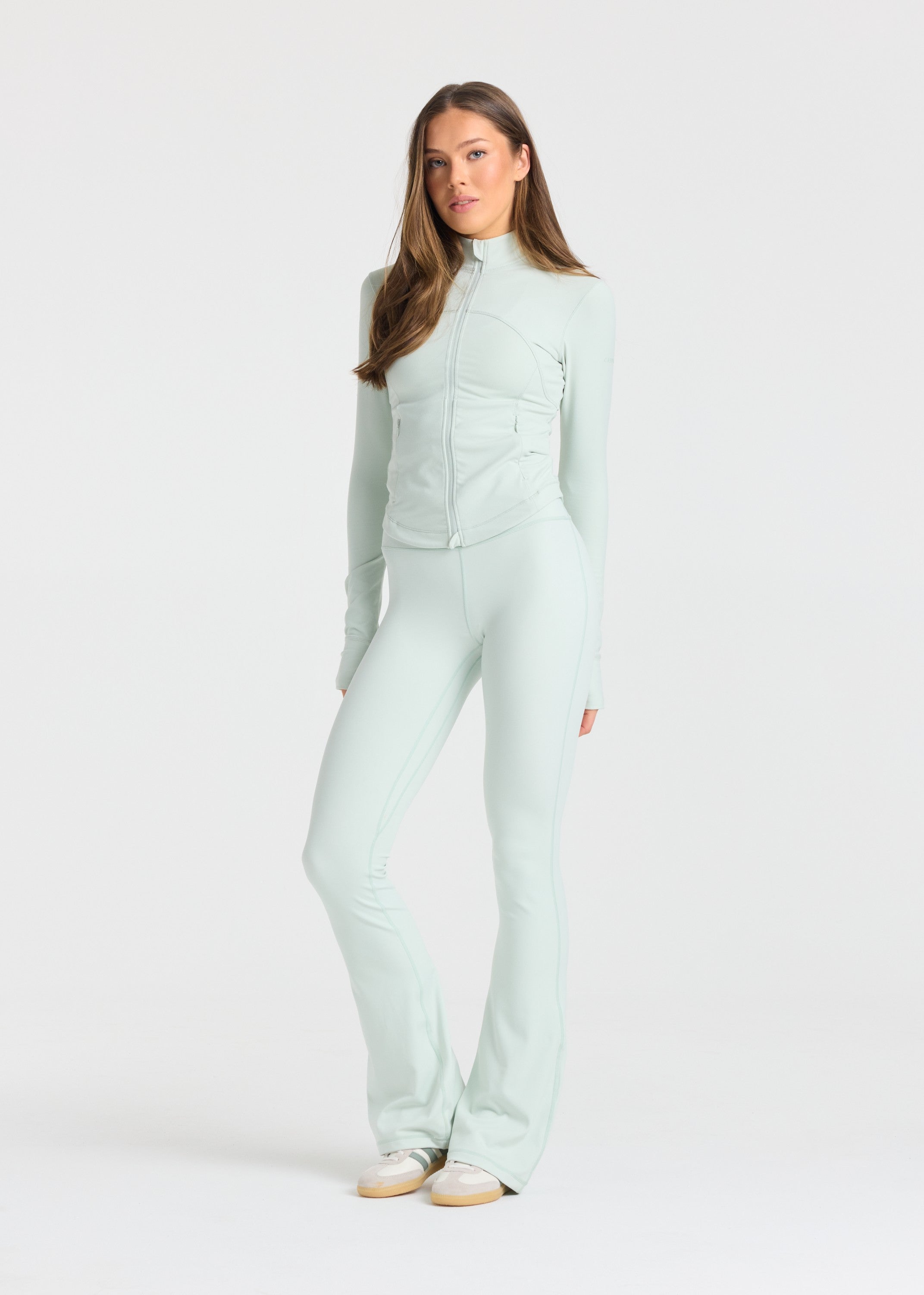 Sculptluxe® Zip Jacket - Pistachio Green