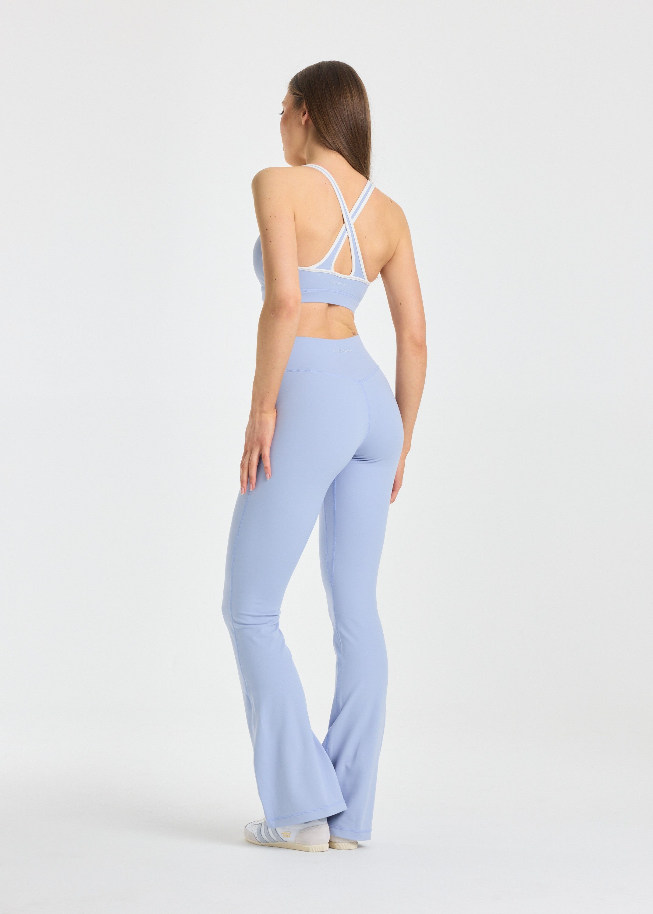 W. Cloudform® Crossback Sports Bra - Vintage Blue