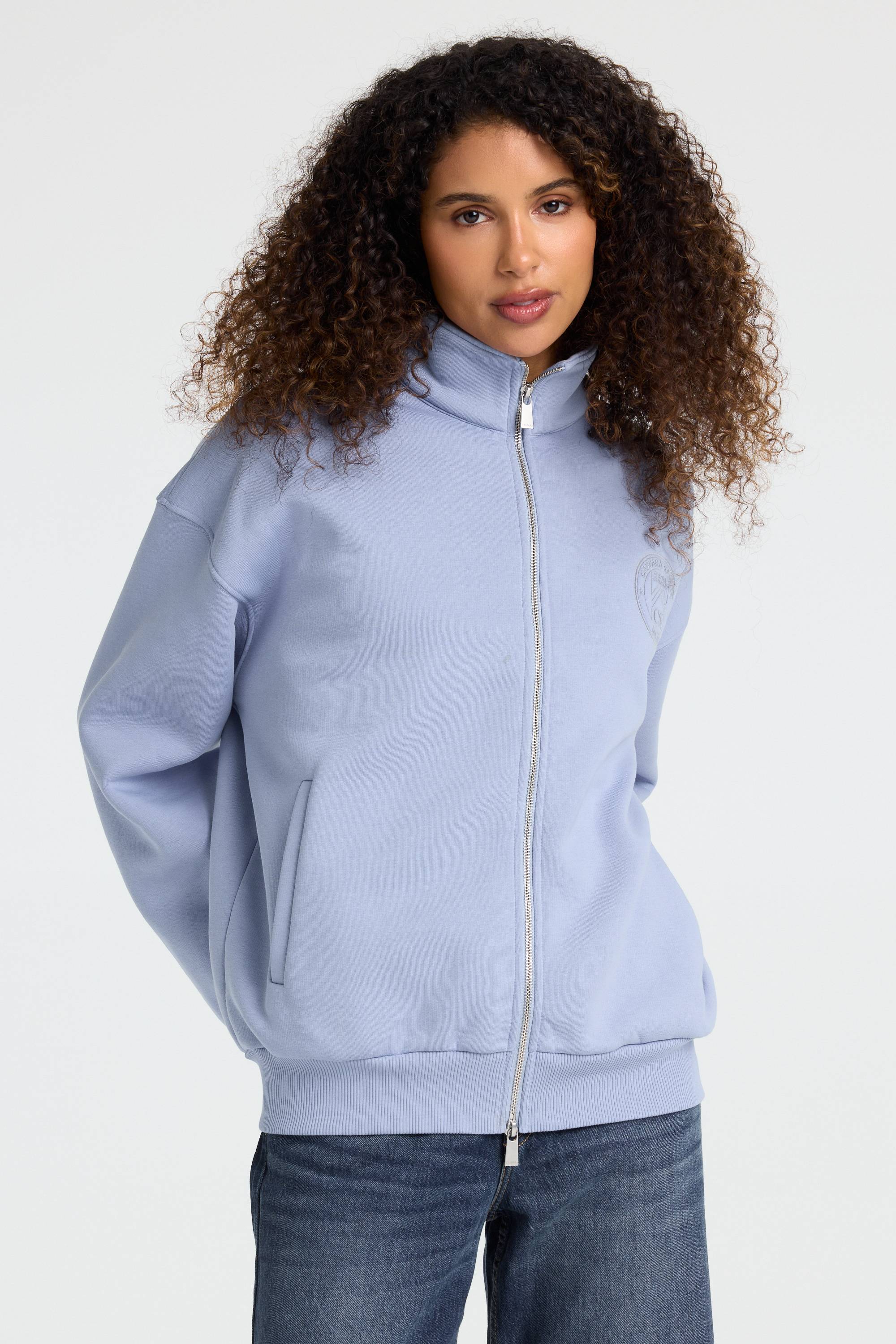 W. Funnel Zip Jacket - Vintage Blue