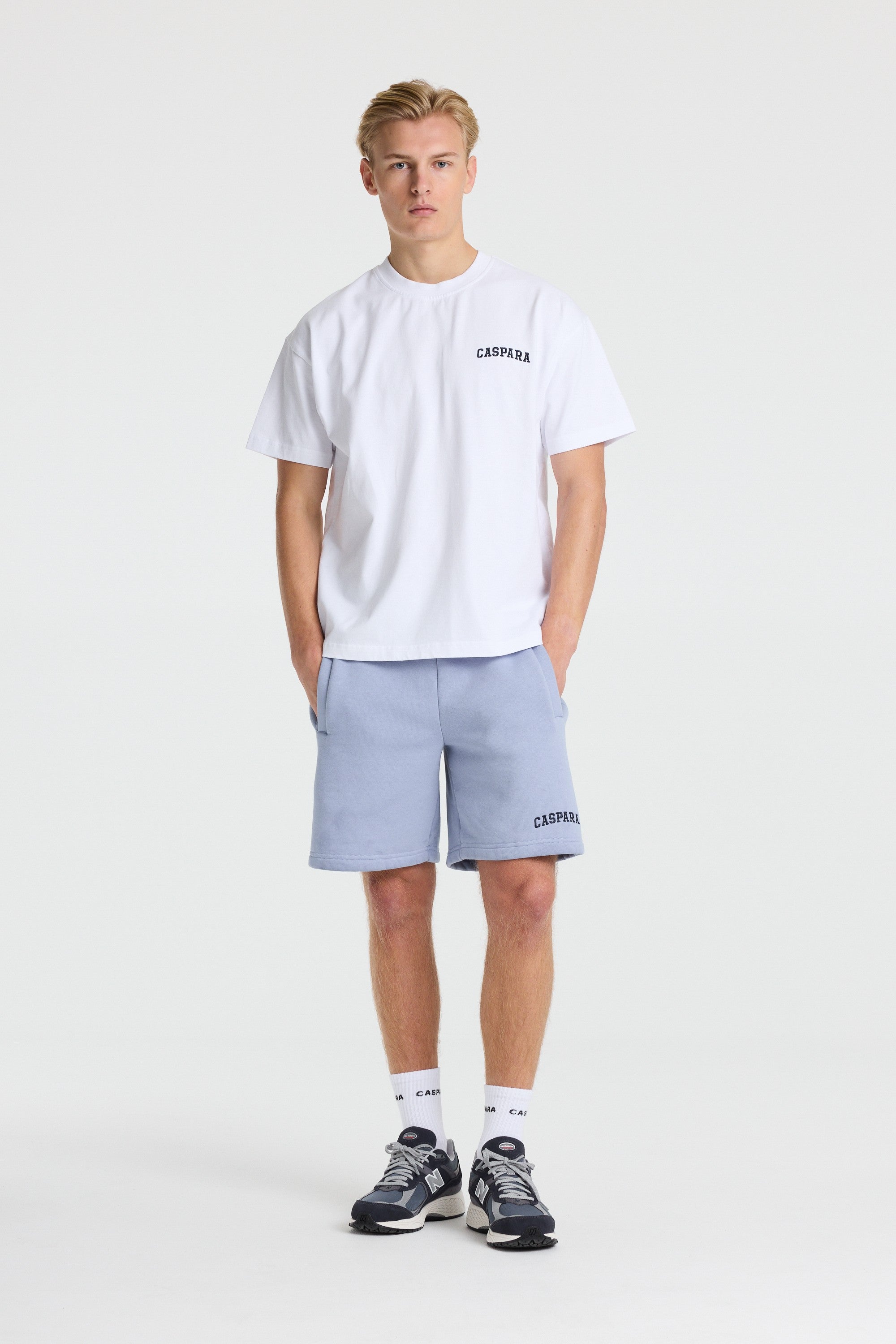M. All-Star Embroidered Tee - White/Navy