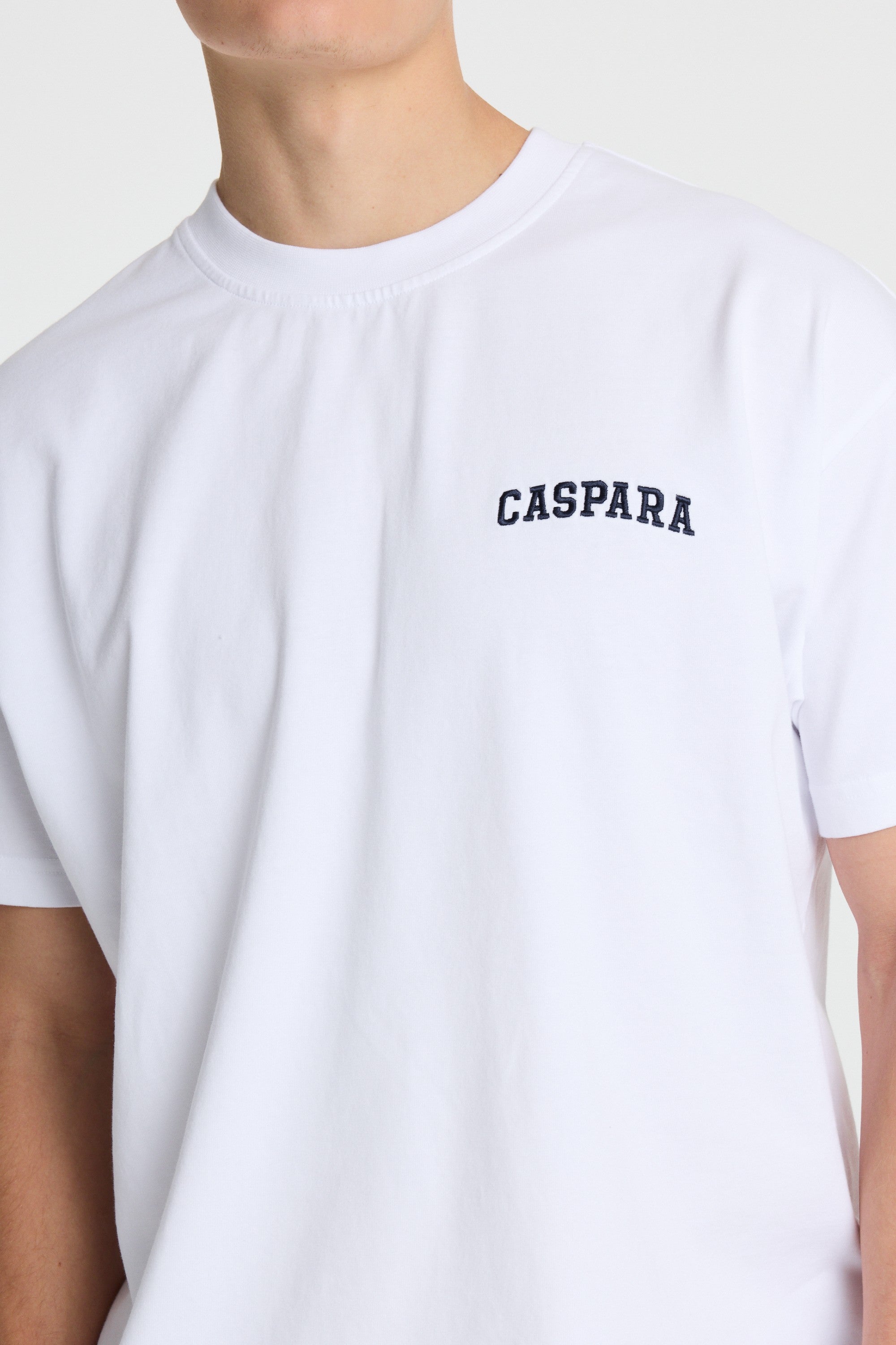 M. All-Star Embroidered Tee - White/Navy