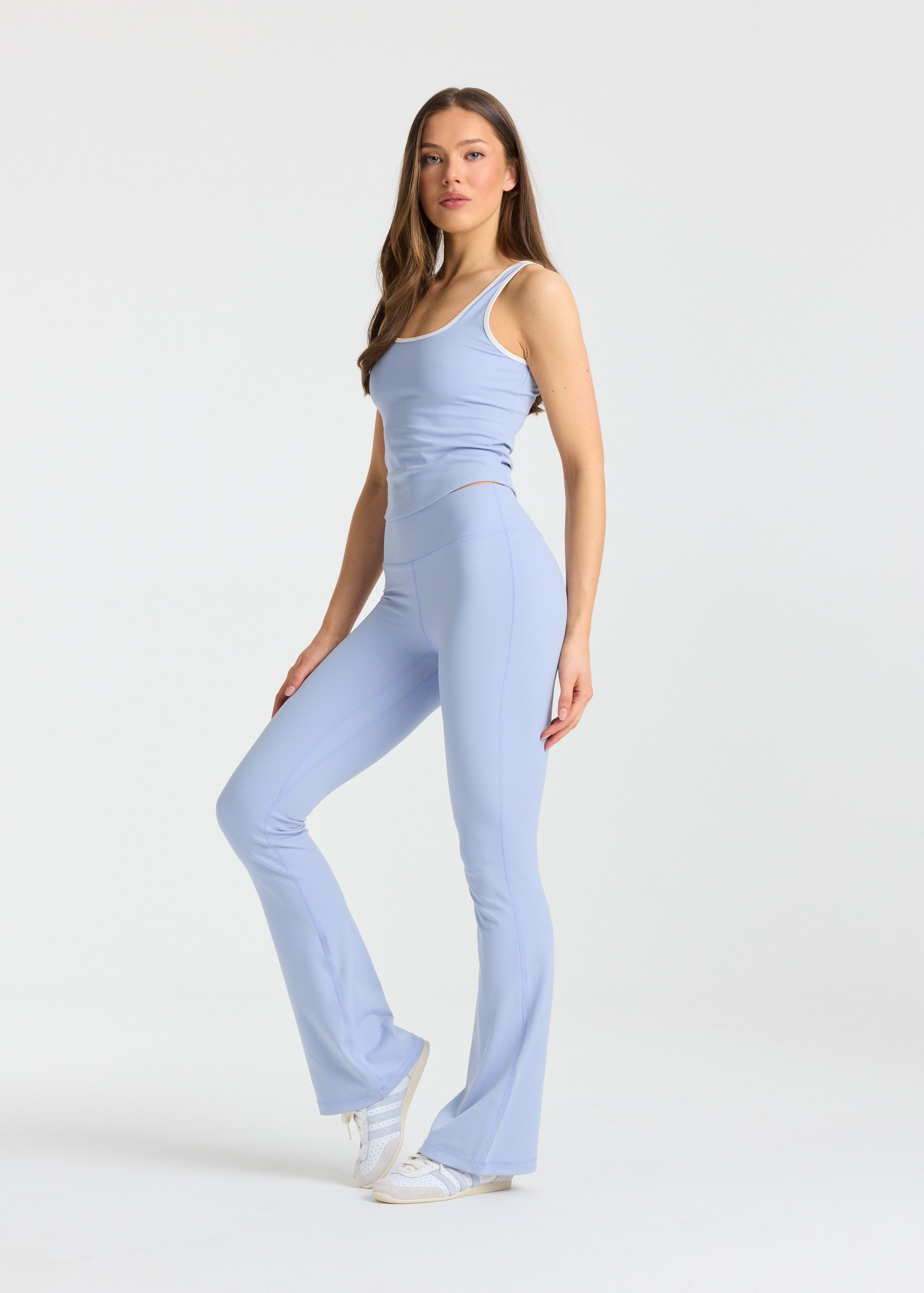 W. Cloudform® Square Neck Top - Vintage Blue