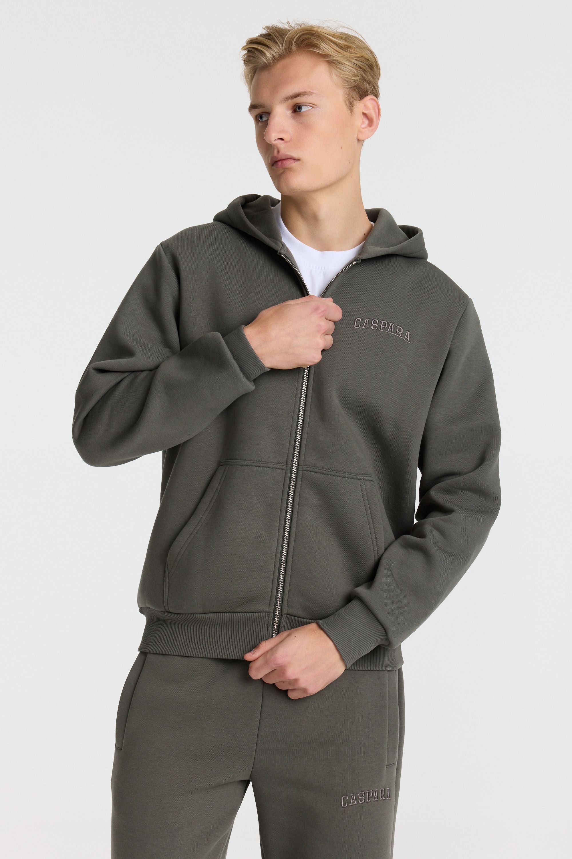 M. All-Star Zip Hoodie - Olive Green