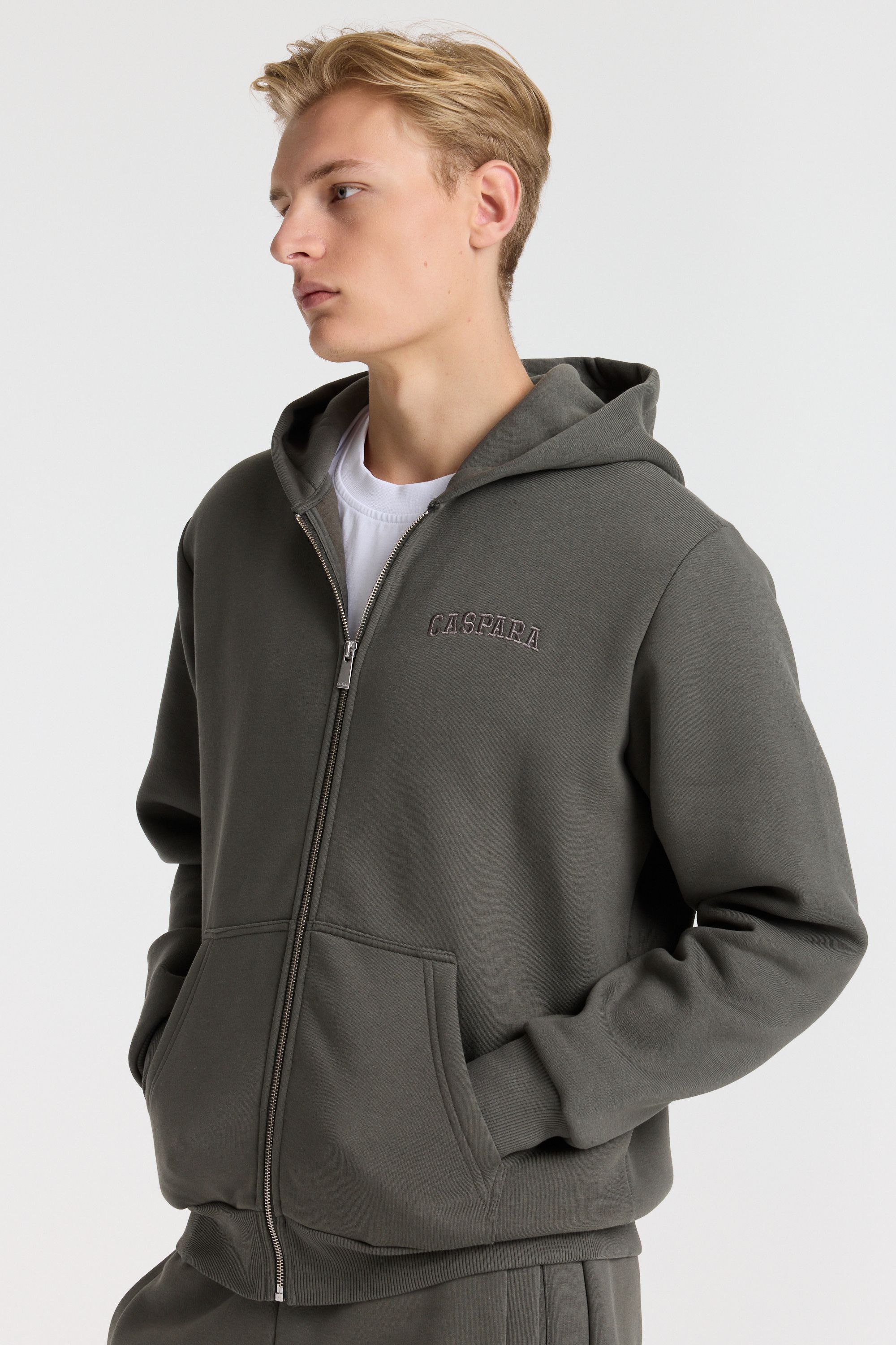 M. All-Star Zip Hoodie - Olive Green