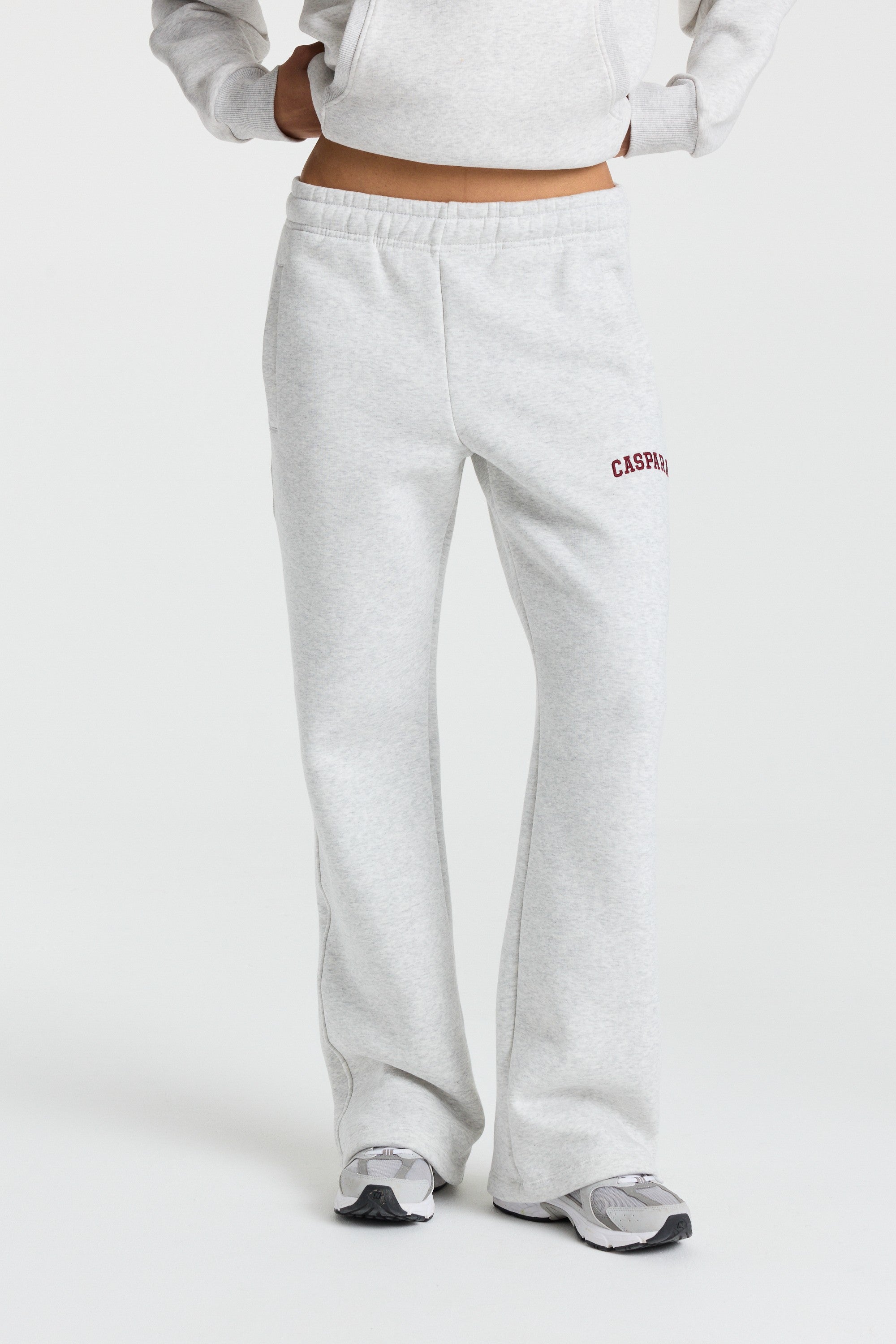 W. Varsity SL pants - Grey/Burgundy