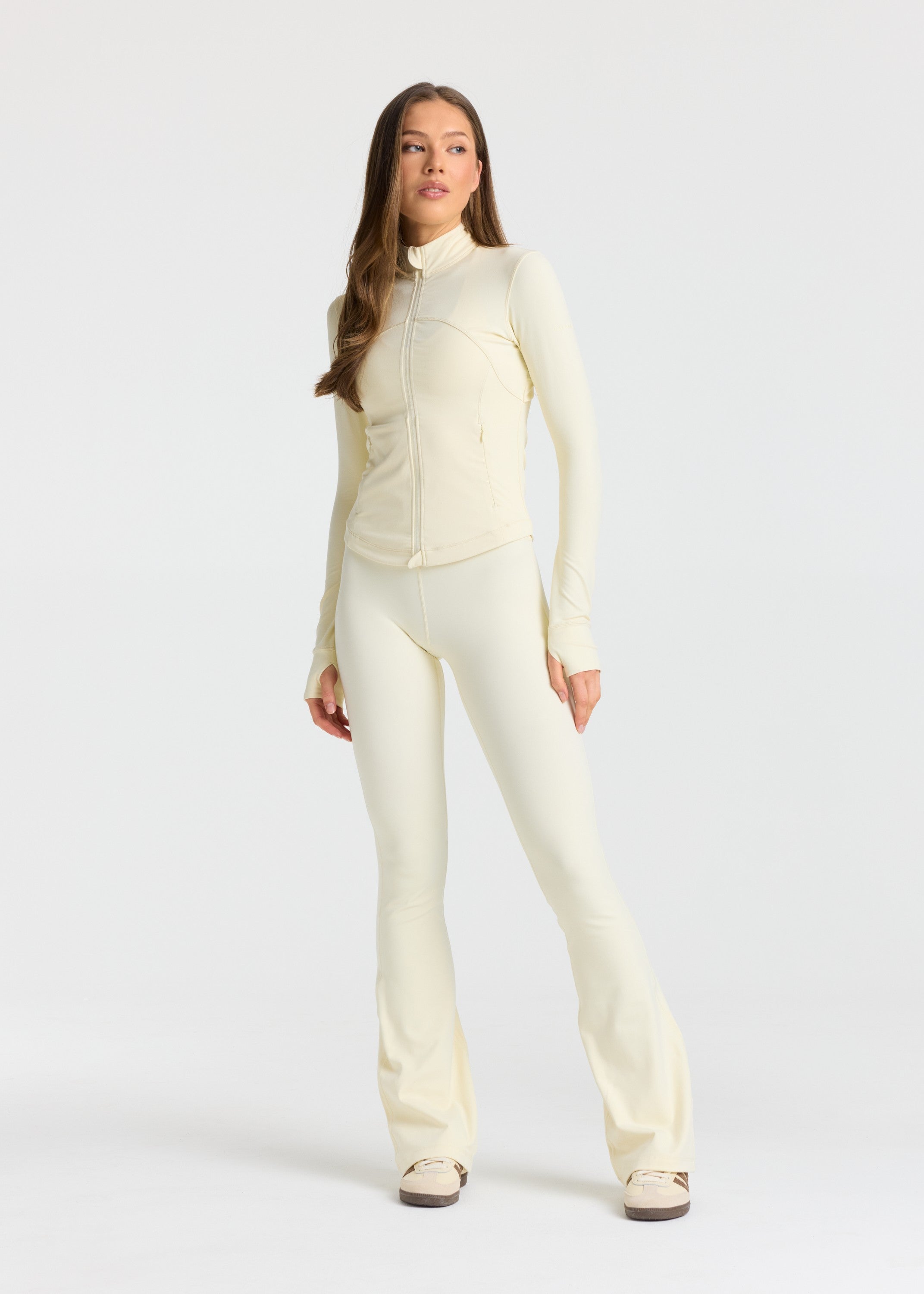 Sculptluxe® Zip Jacket - Butter Yellow