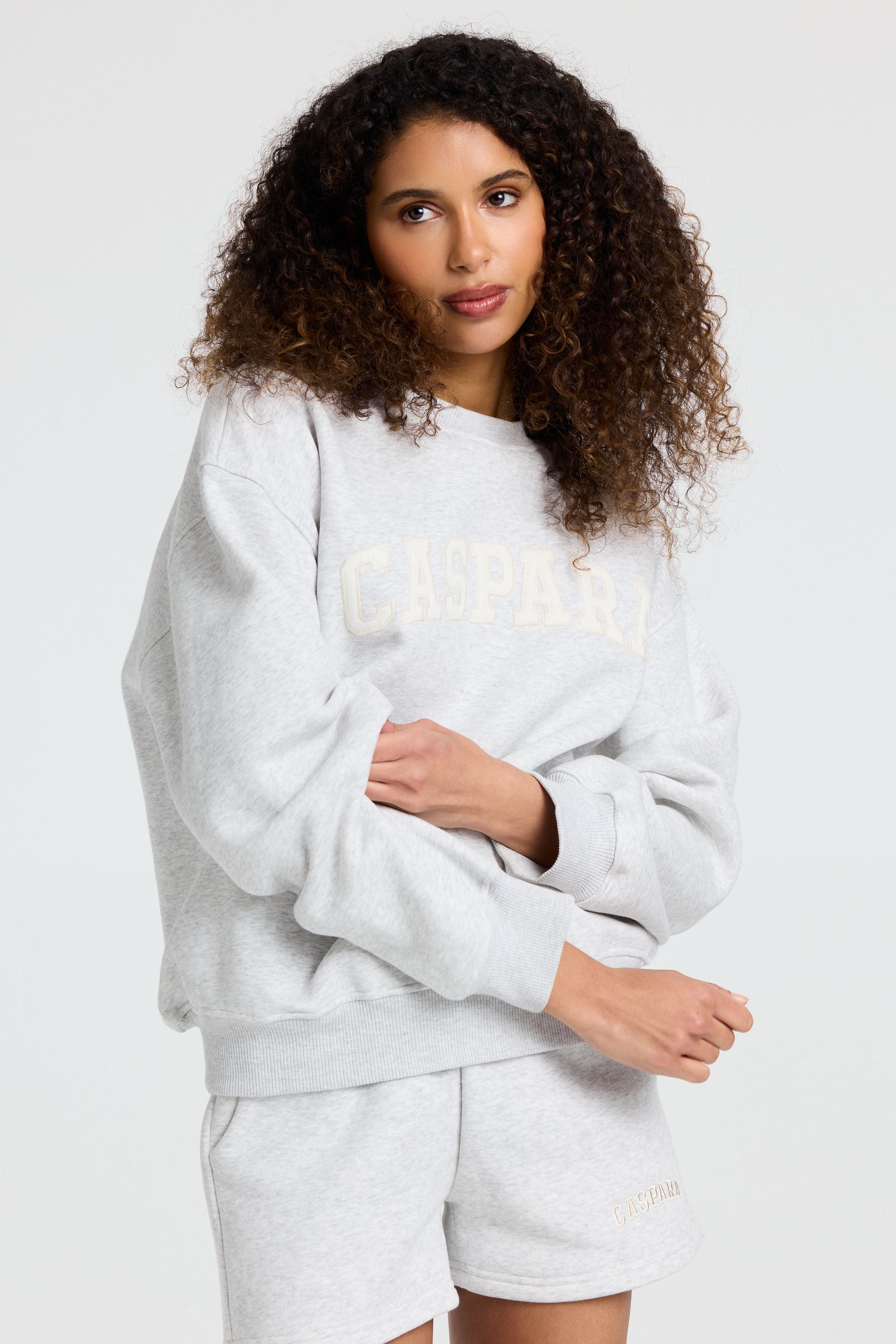 W. All-Star Crewneck - Grey Melange/Yellow