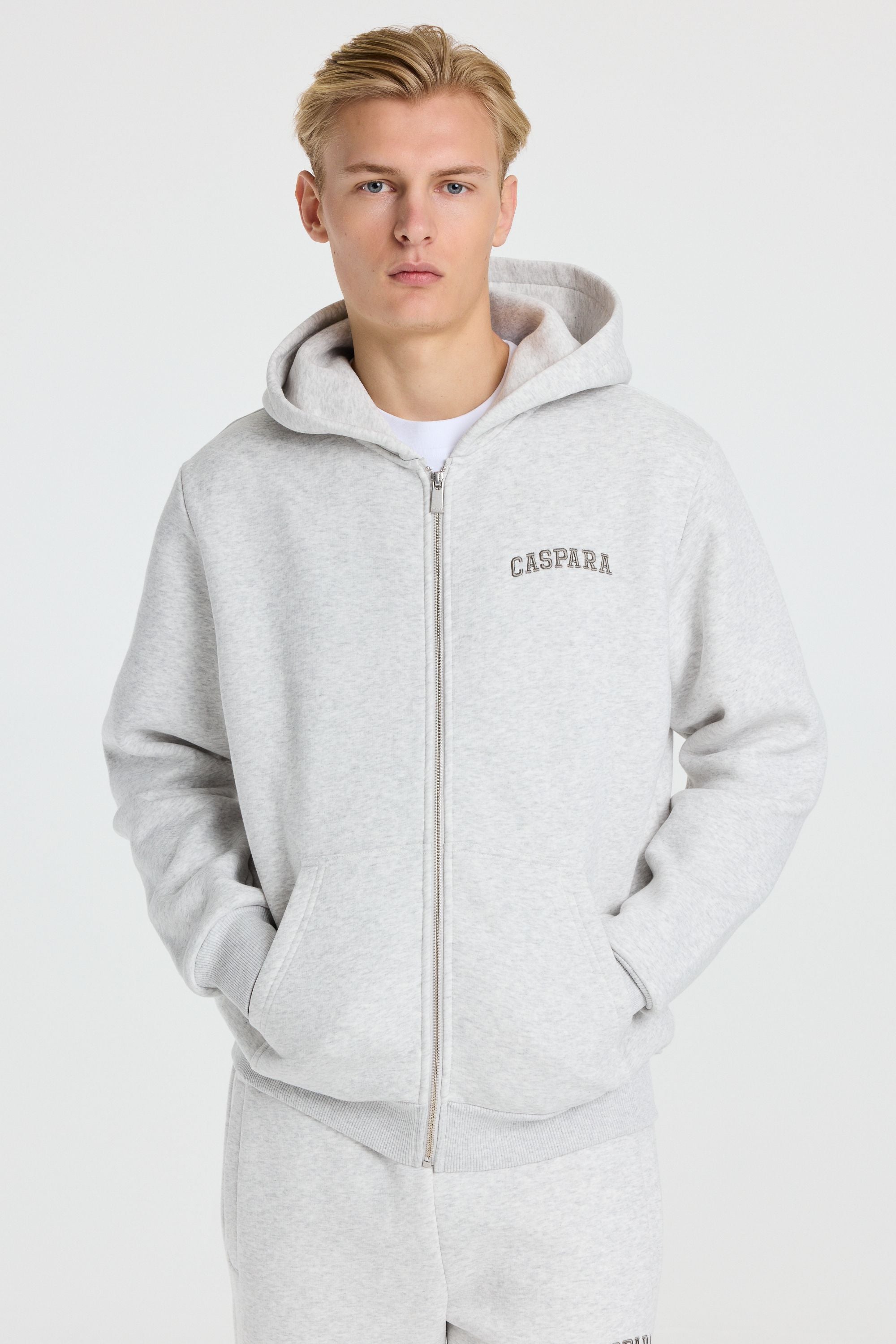 M. All-Star Zip Hoodie - Grey Melange