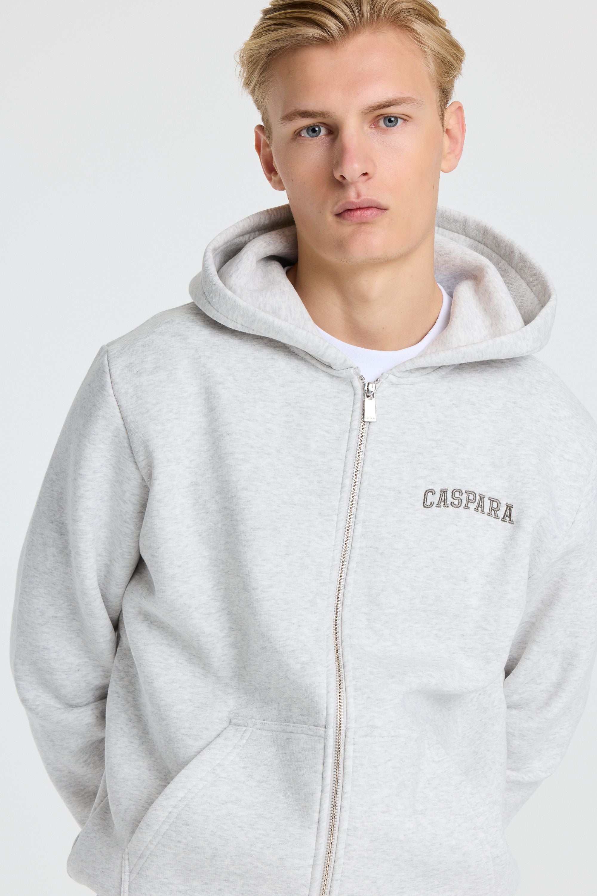 M. All-Star Zip Hoodie - Grey Melange