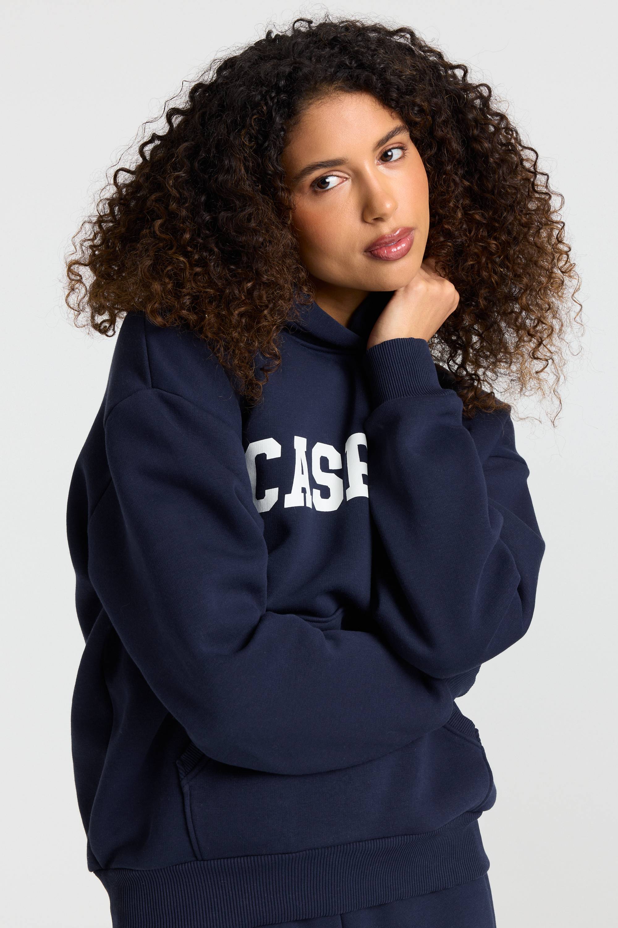 W. Varsity Hoodie - Navy