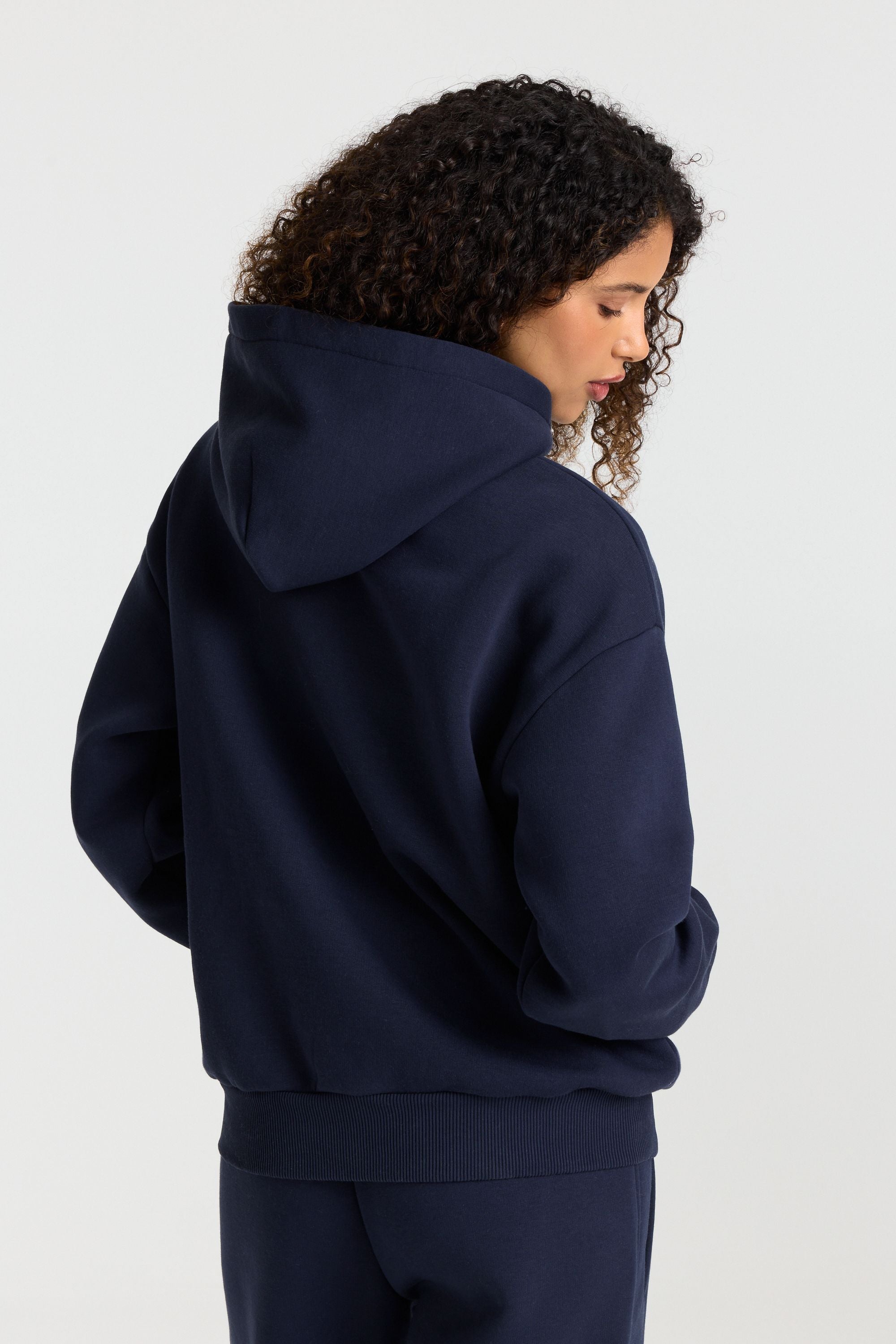 W. Varsity Hoodie - Navy