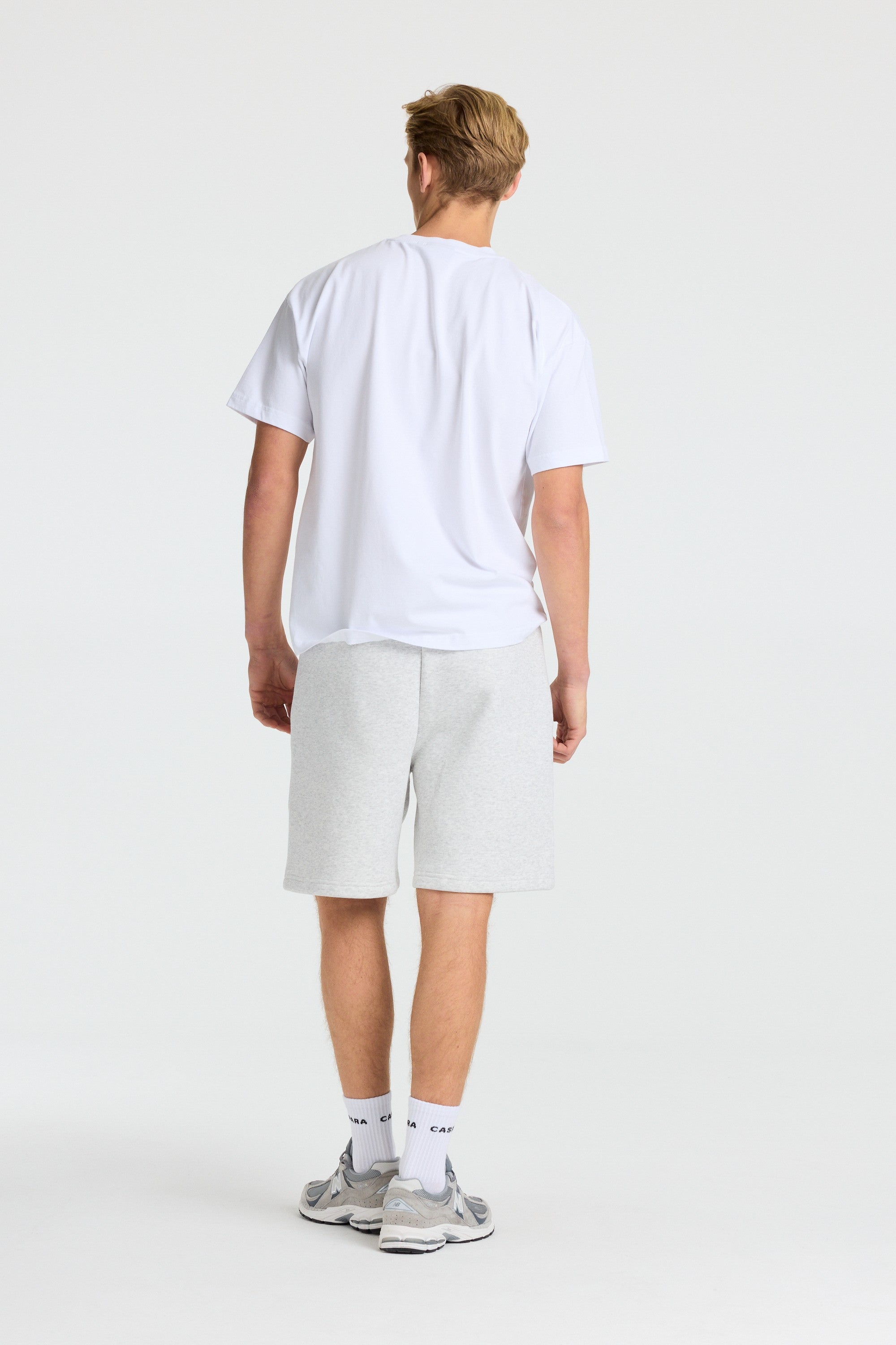 M. All-Star Embroidered Tee - White/Olive Green
