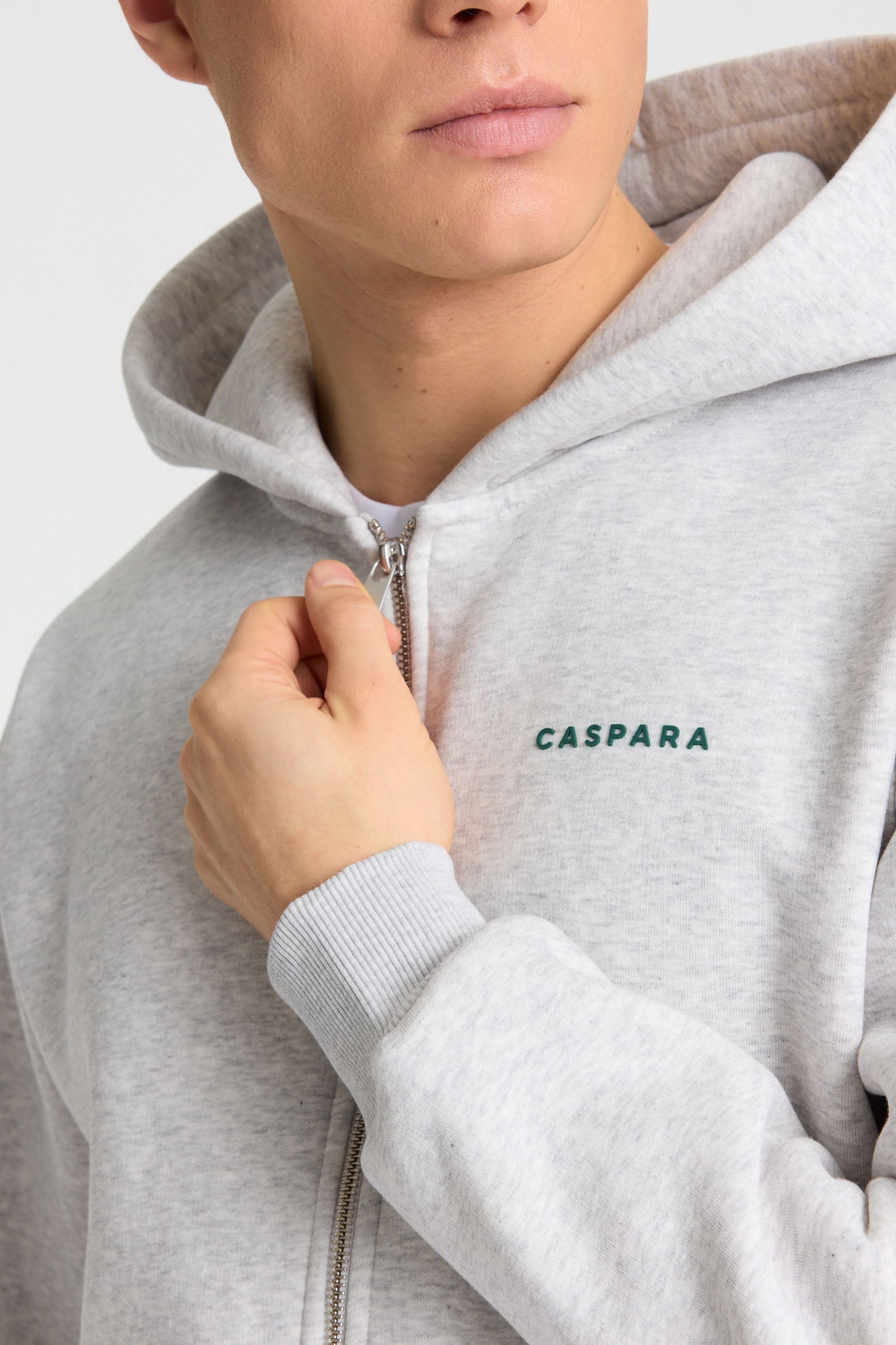 M. Cosmo Zip Hoodie - Grey melange