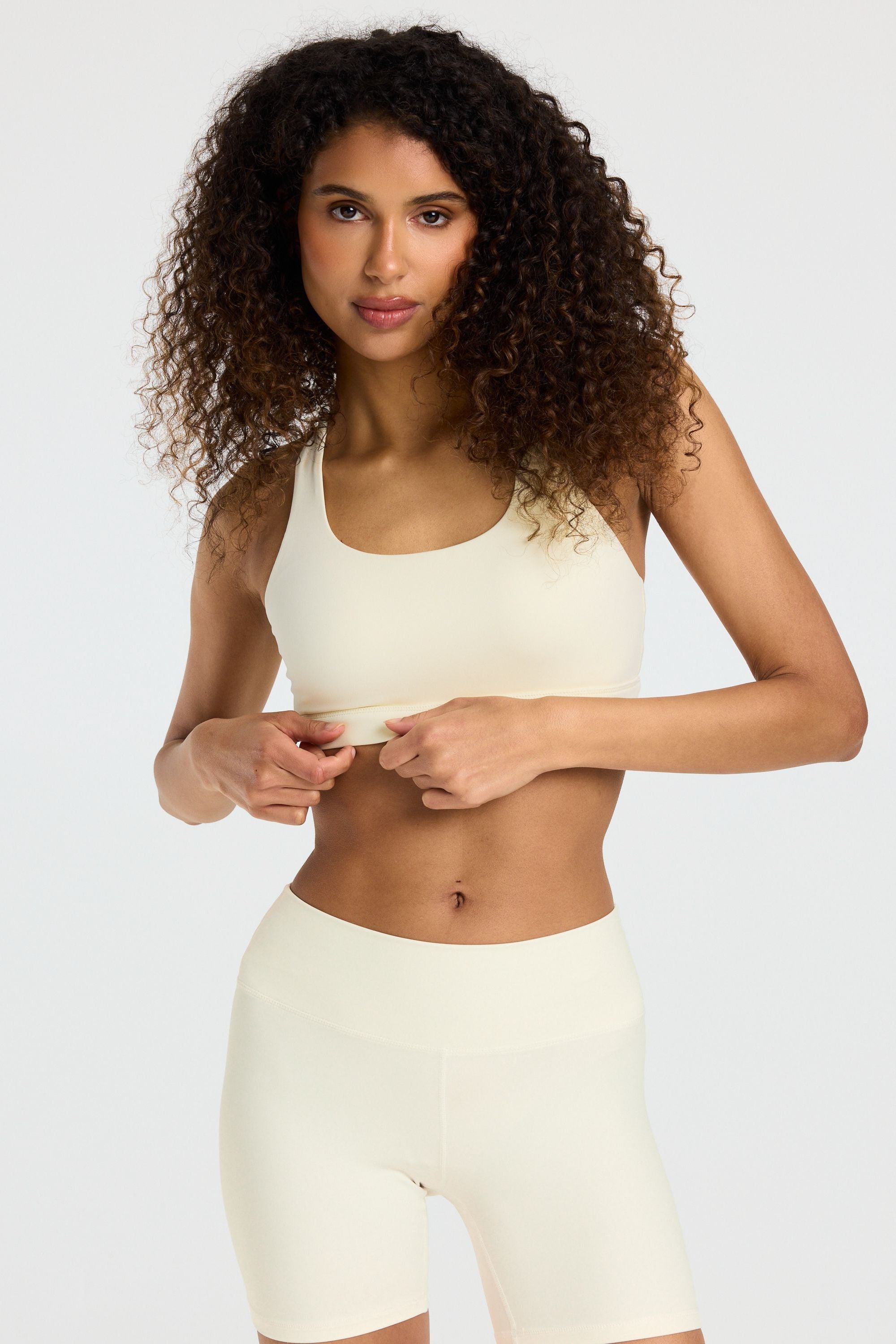 Cloudform® Crossback Sports Bra - Butter Yellow