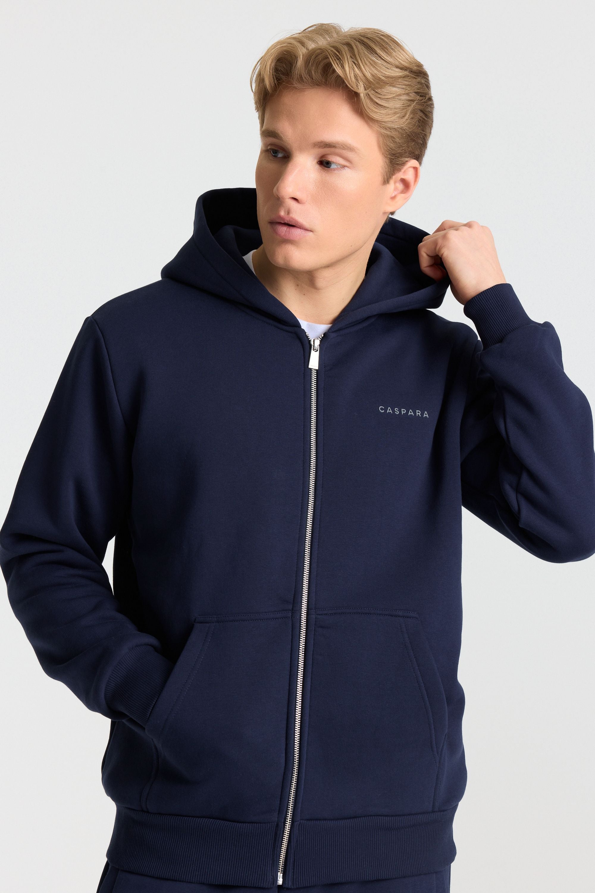 M. Cosmo Zip Hoodie - Navy