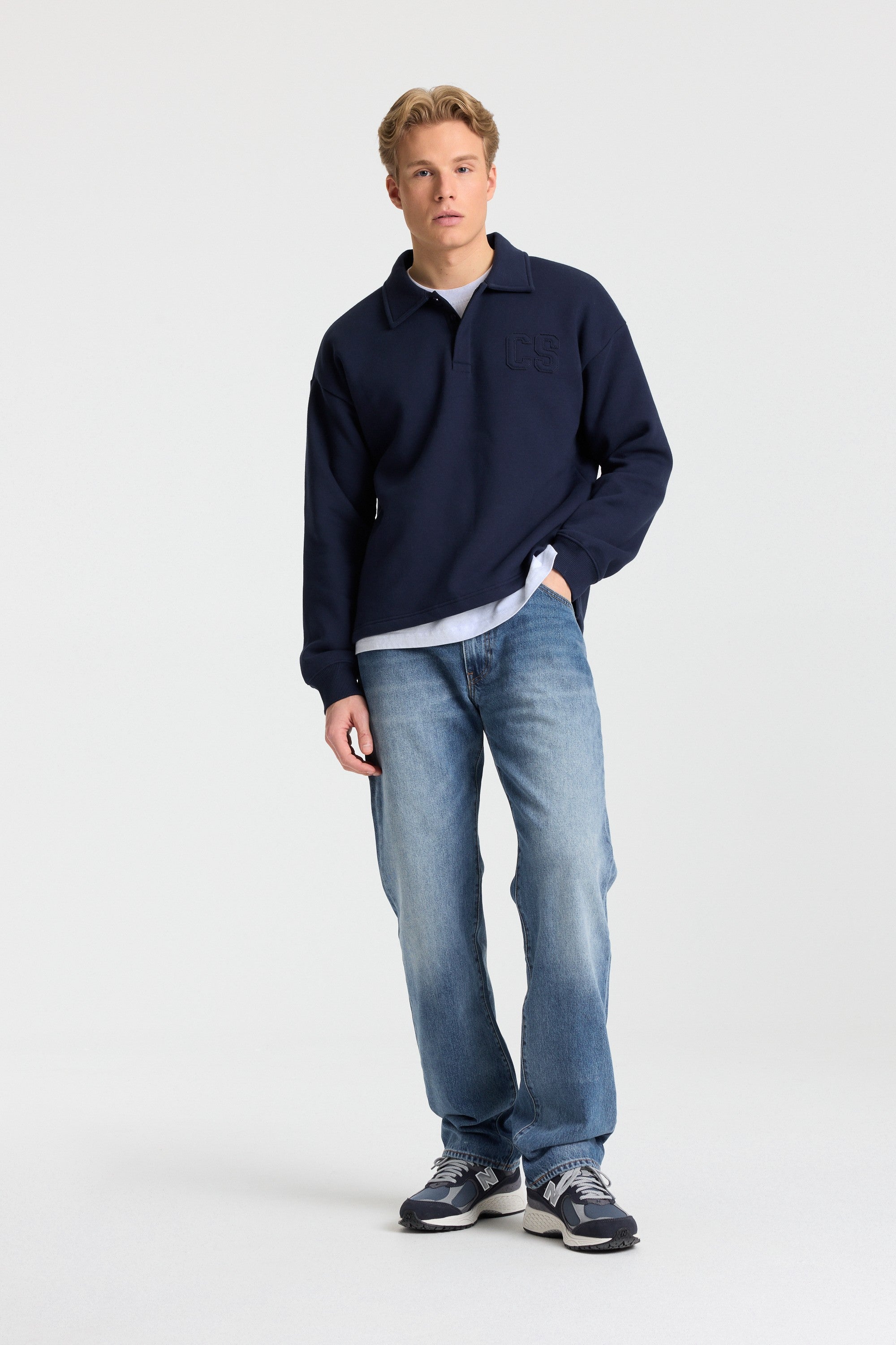 M. CS Rugby Shirt - Navy