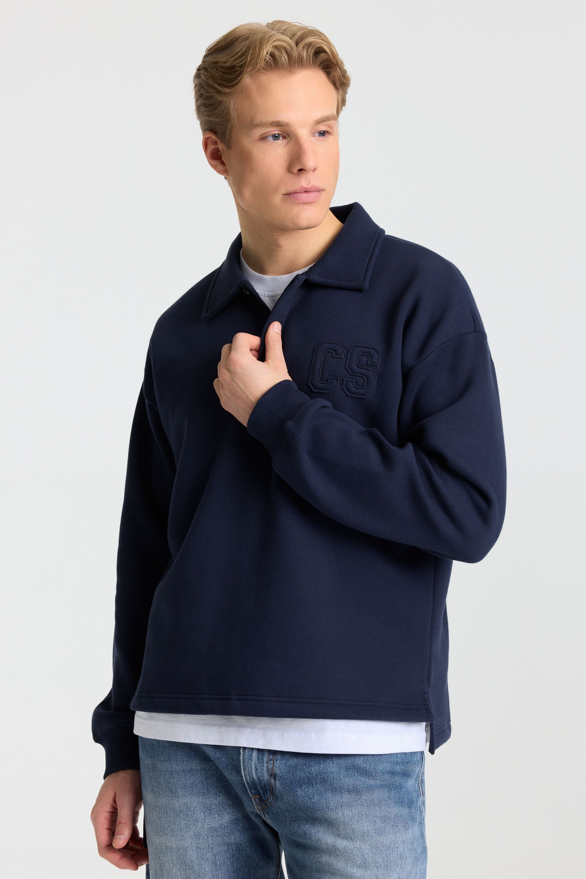 M. CS Rugby Shirt - Navy
