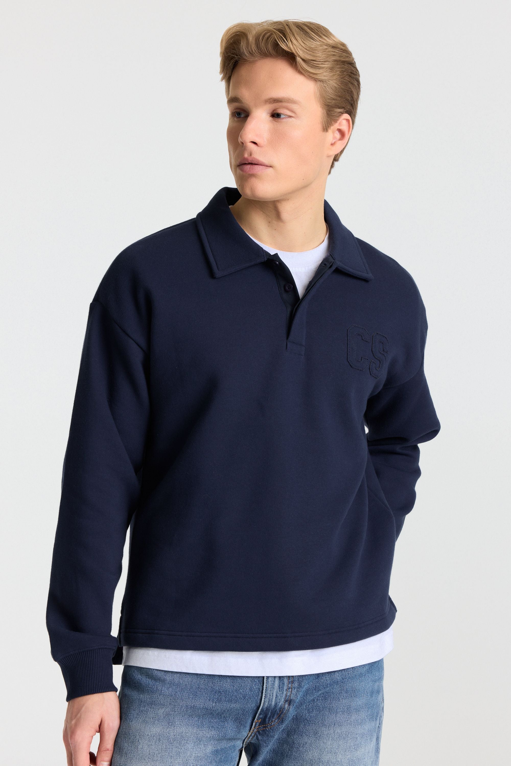 M. CS Rugby Shirt - Navy