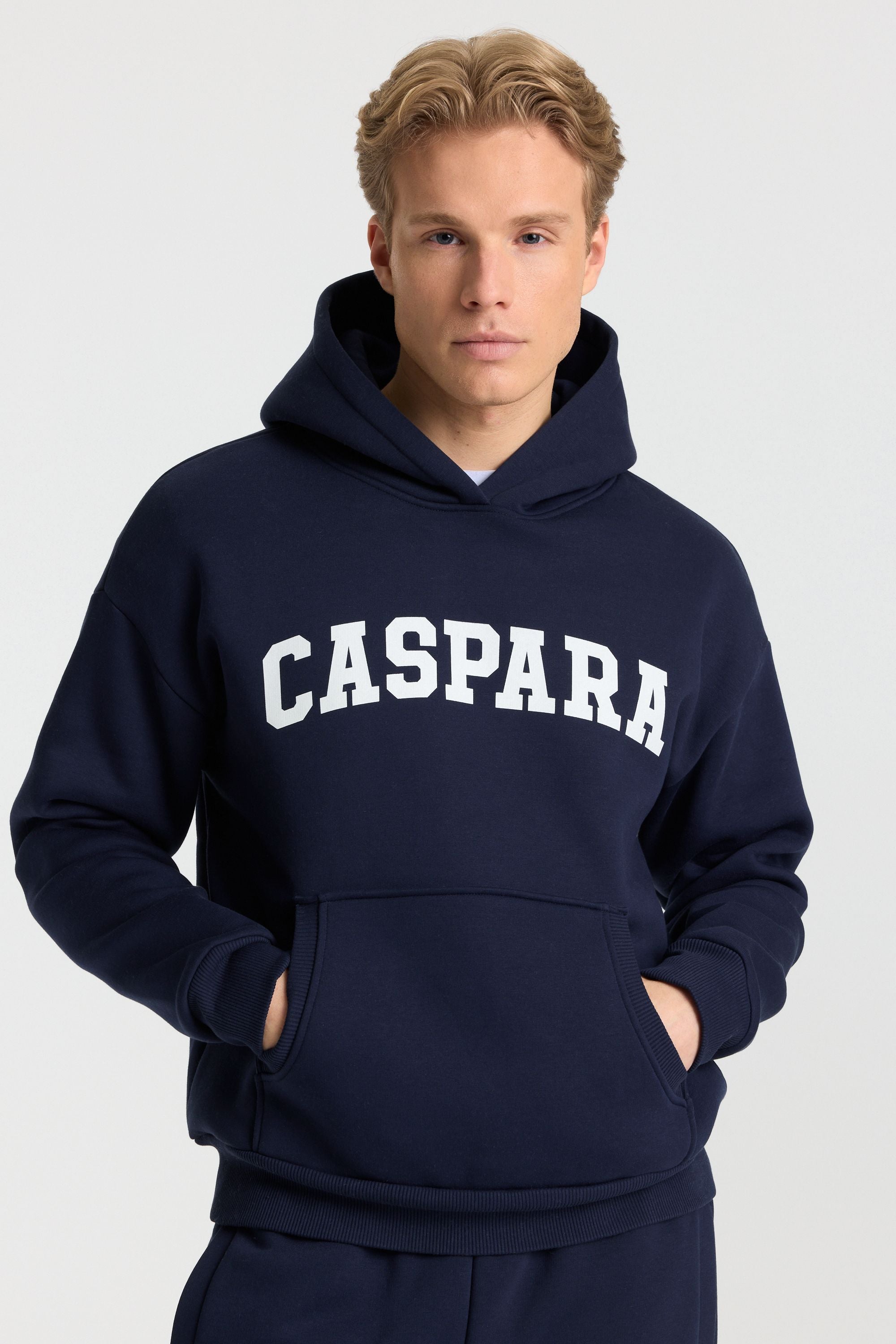 M. Varsity Hoodie - Navy