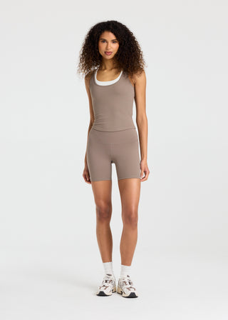 Cloudform® Square Neck Top - Truffle