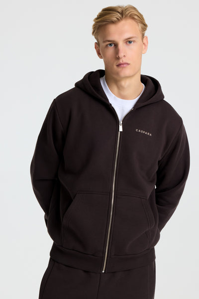 M. Cosmo Zip Hoodie - Espresso – CASPARA