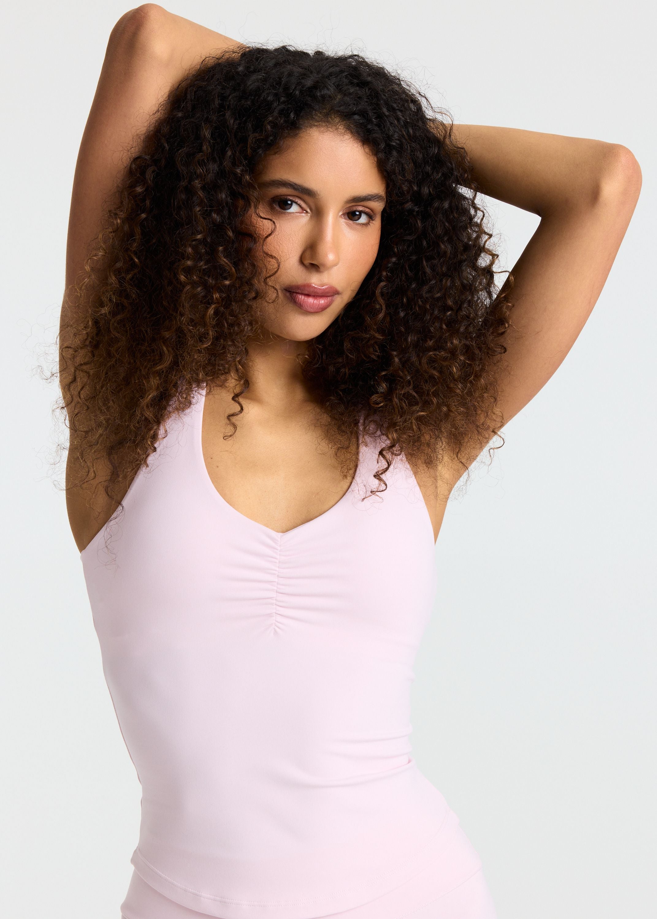 Cloudform® Scrunch Top - Millenial Pink