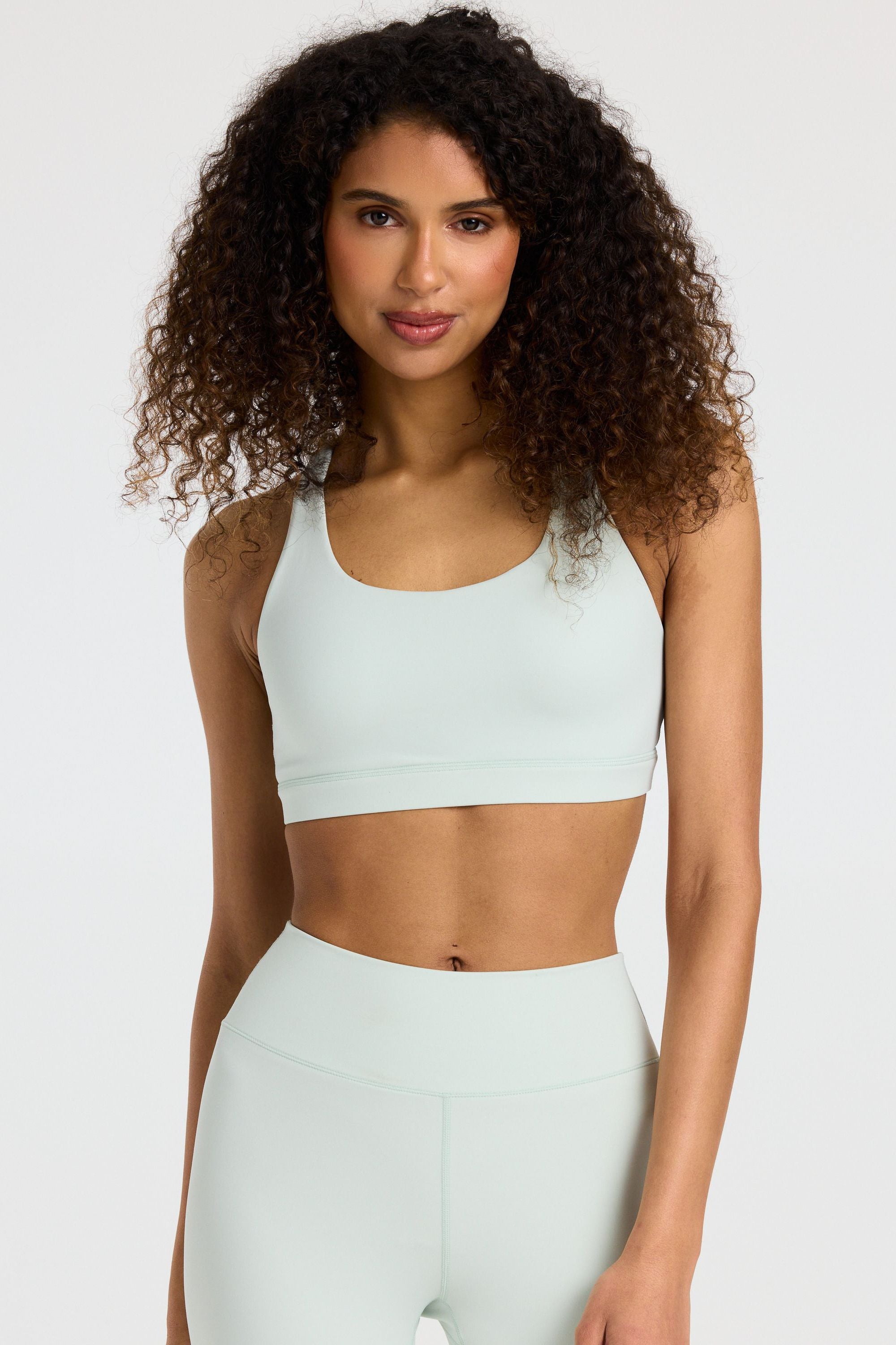 Cloudform® Crossback Sports Bra - Pistachio Green