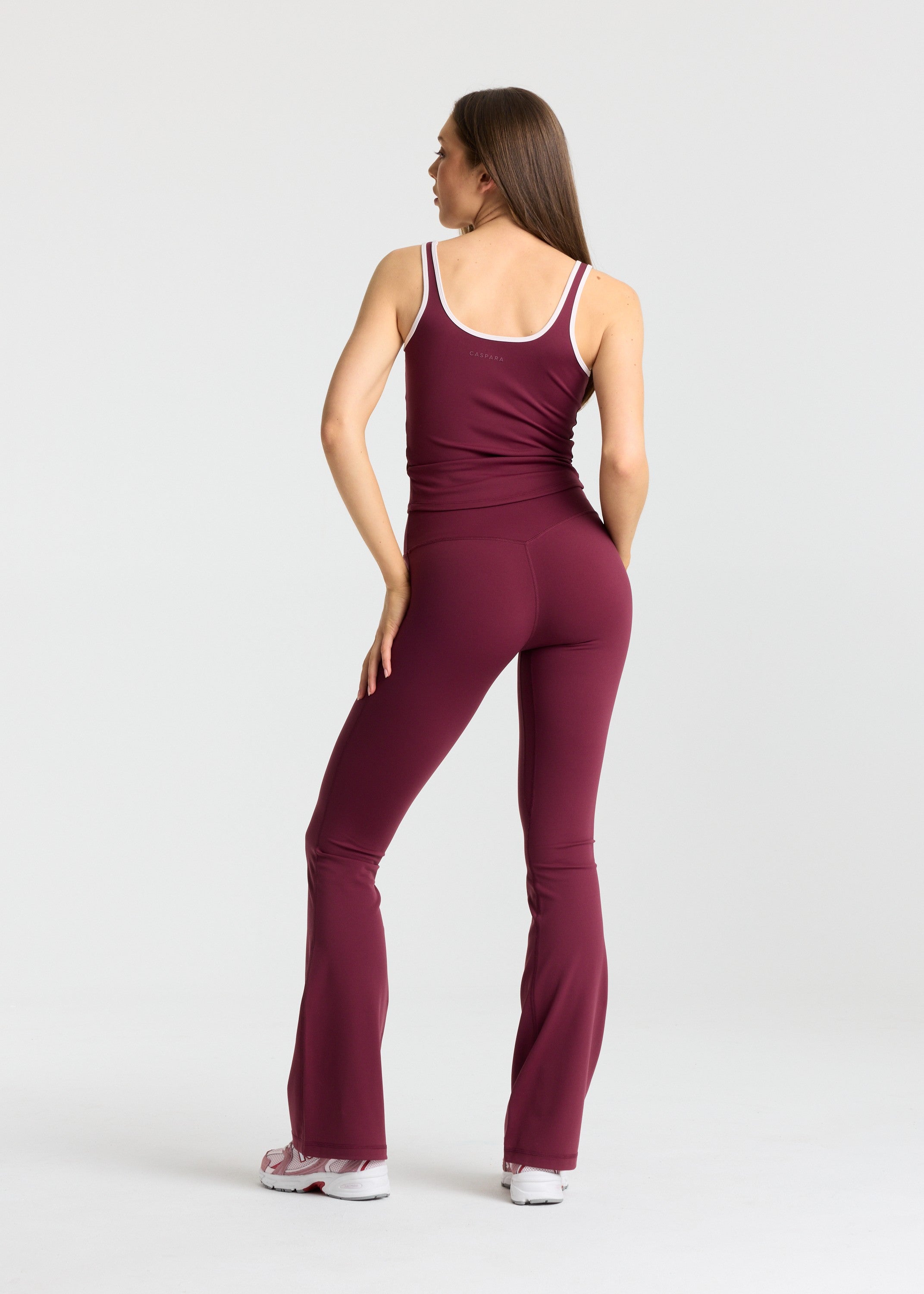 W. Cloudform® Square Neck Top - Midnight Cherry