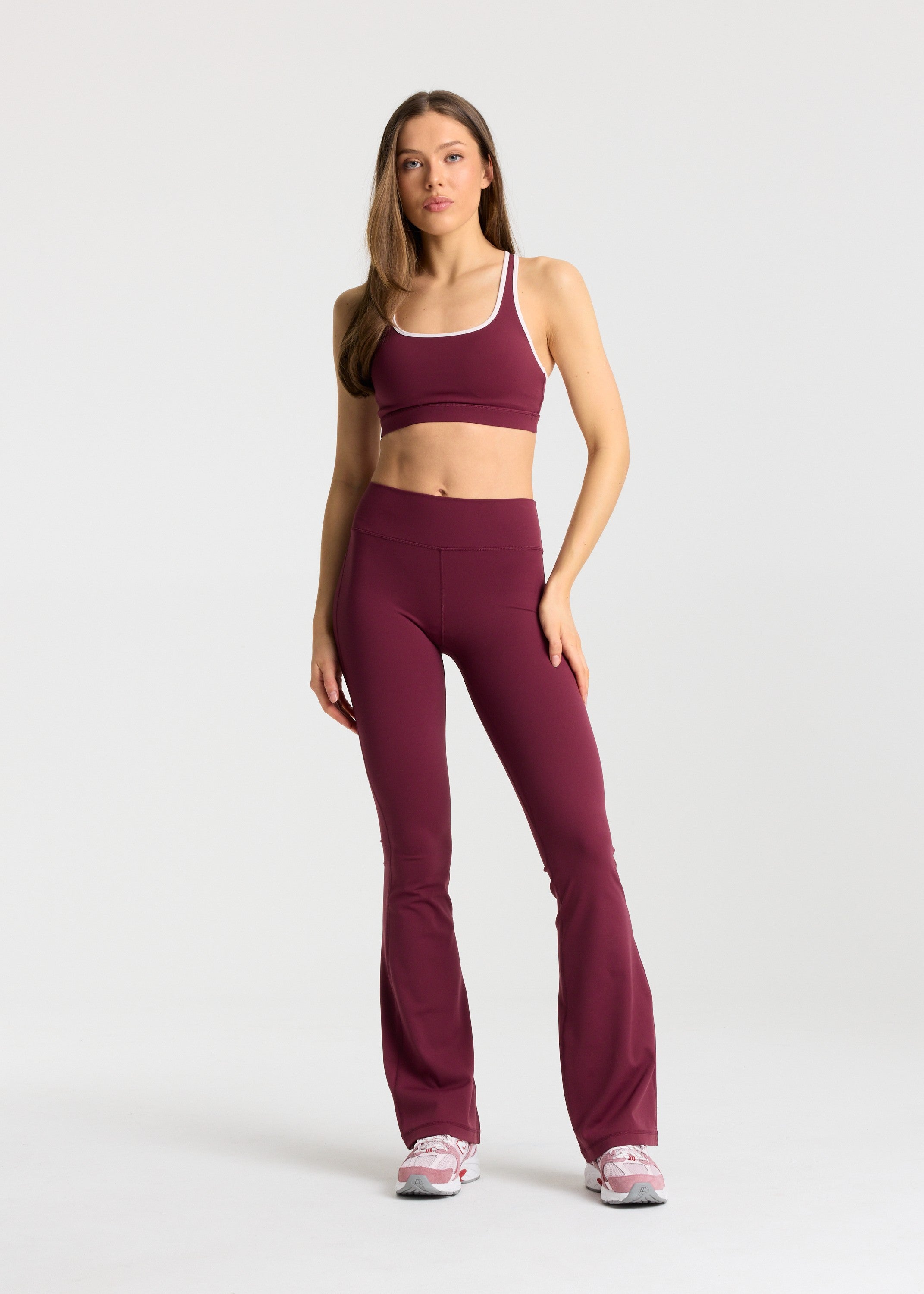 W. Cloudform® Crossback Sports Bra - Midnight Cherry