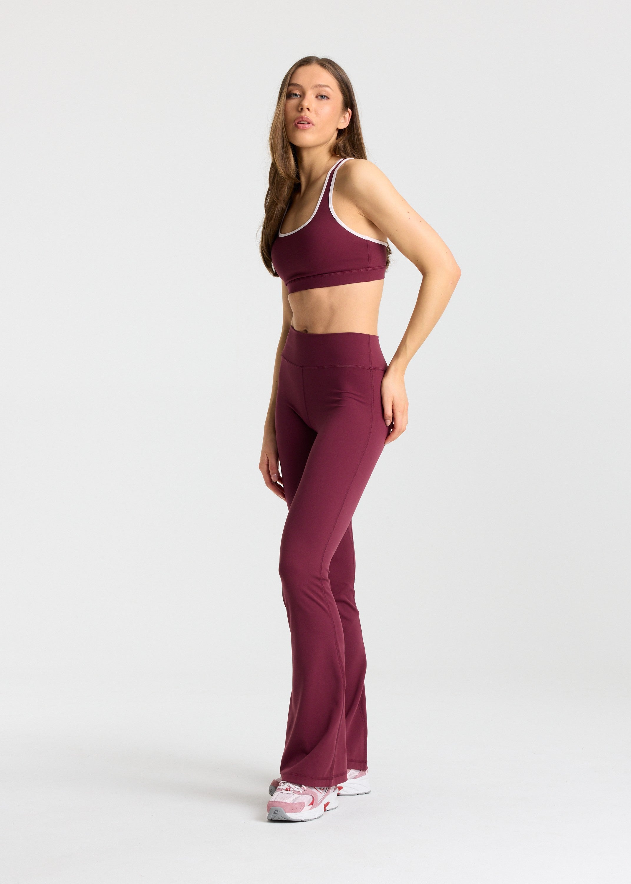 W. Cloudform® Crossback Sports Bra - Midnight Cherry