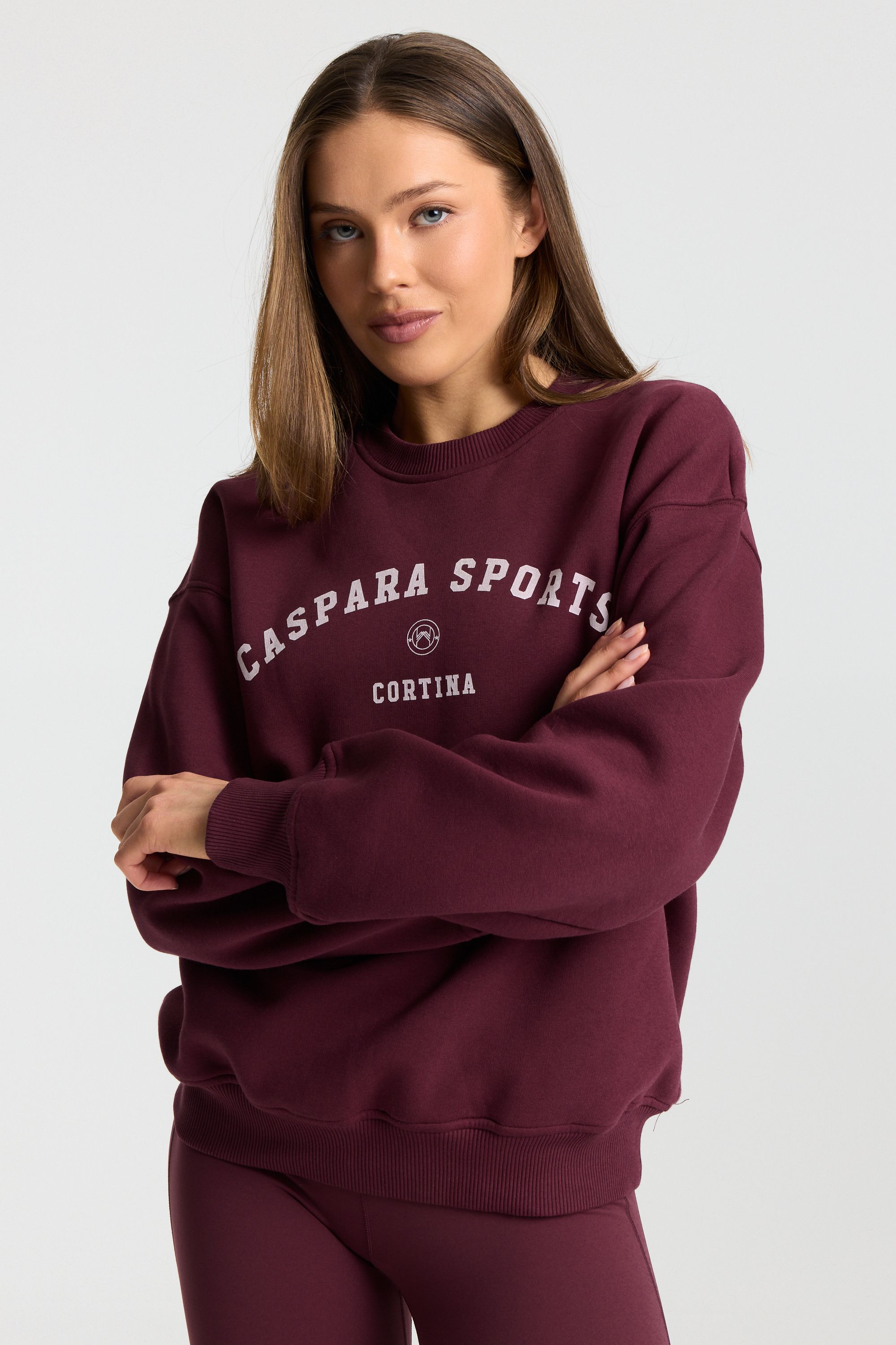W. Cortina Crewneck - Midnight Cherry