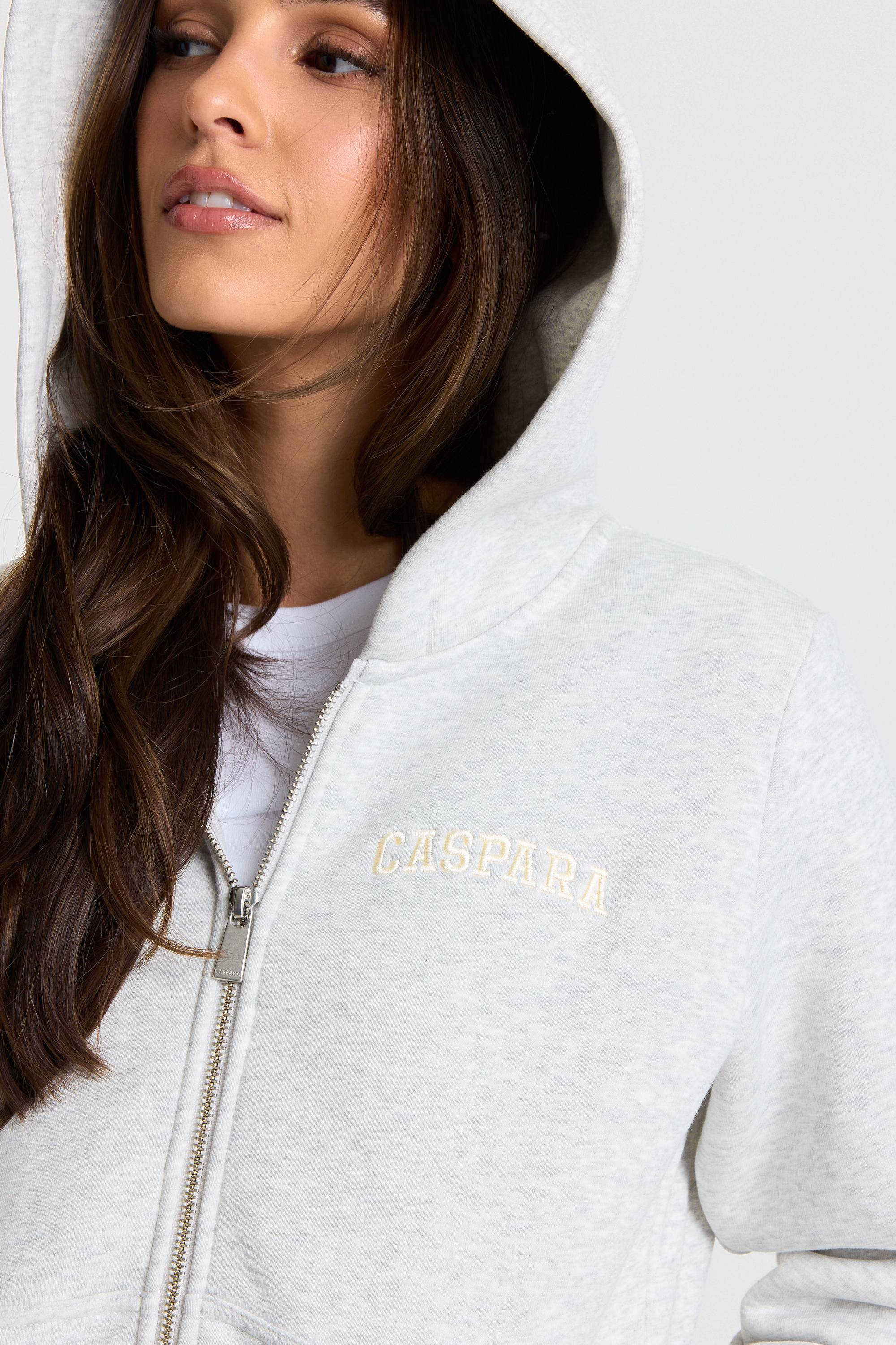 W. All-Star Zip Hoodie - Grey Melange/Yellow