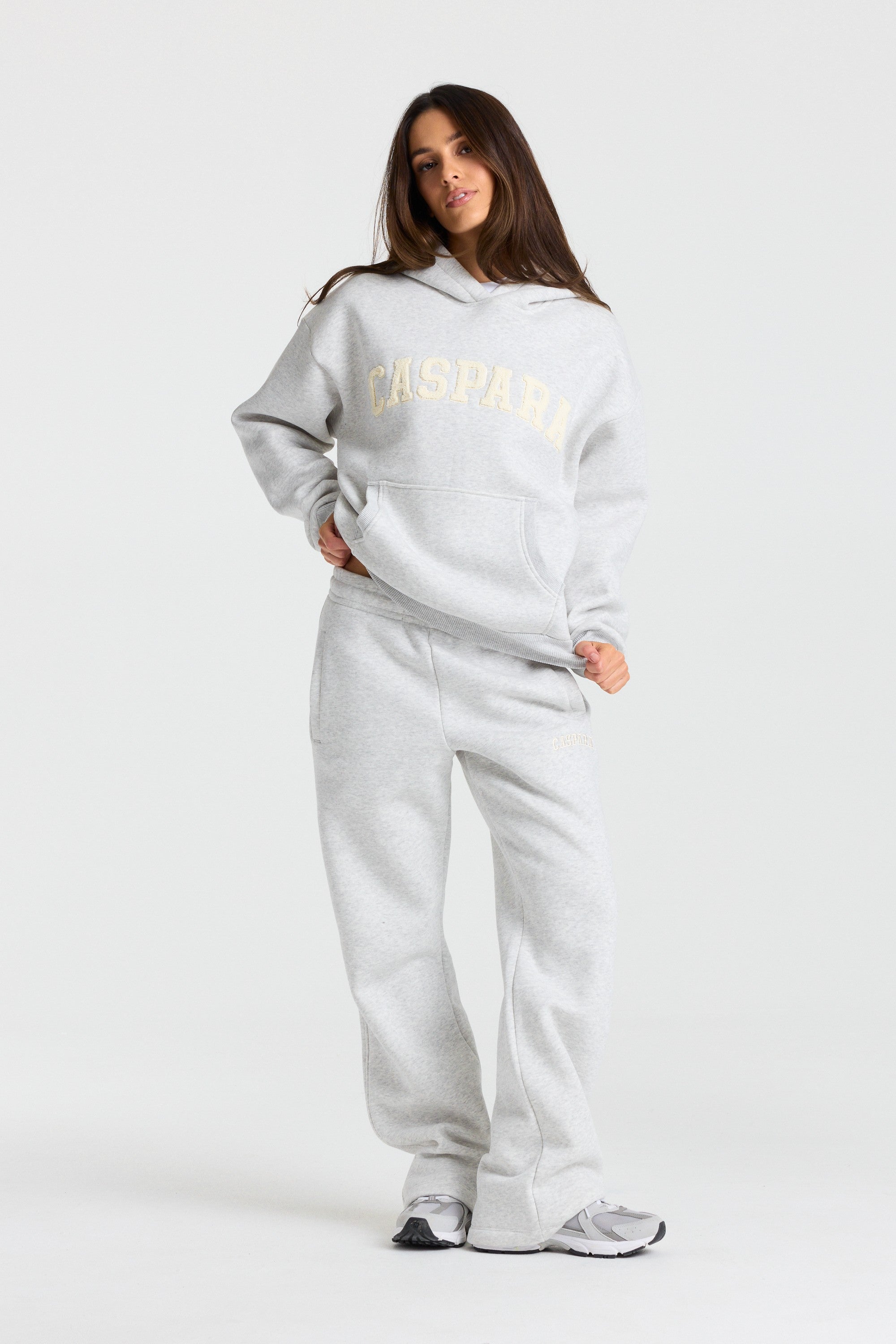 W. All-Star Hoodie - Grey Melange/Yellow