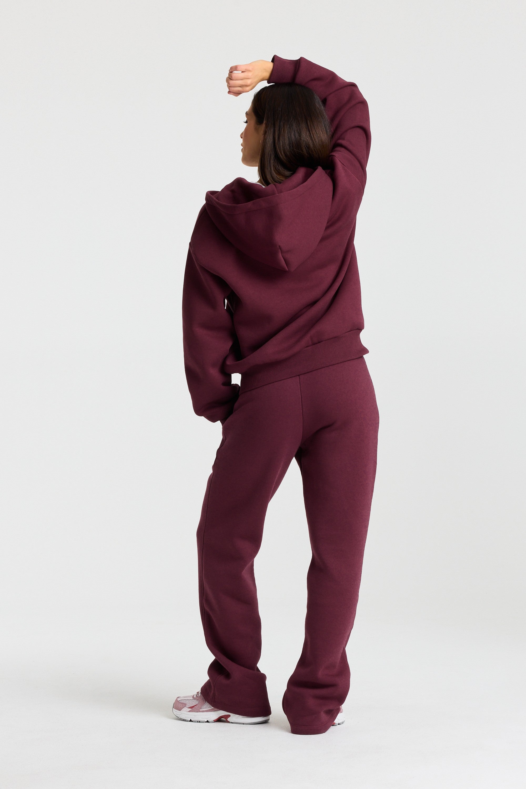 W. Cortina Zip Hoodie - Midnight Cherry