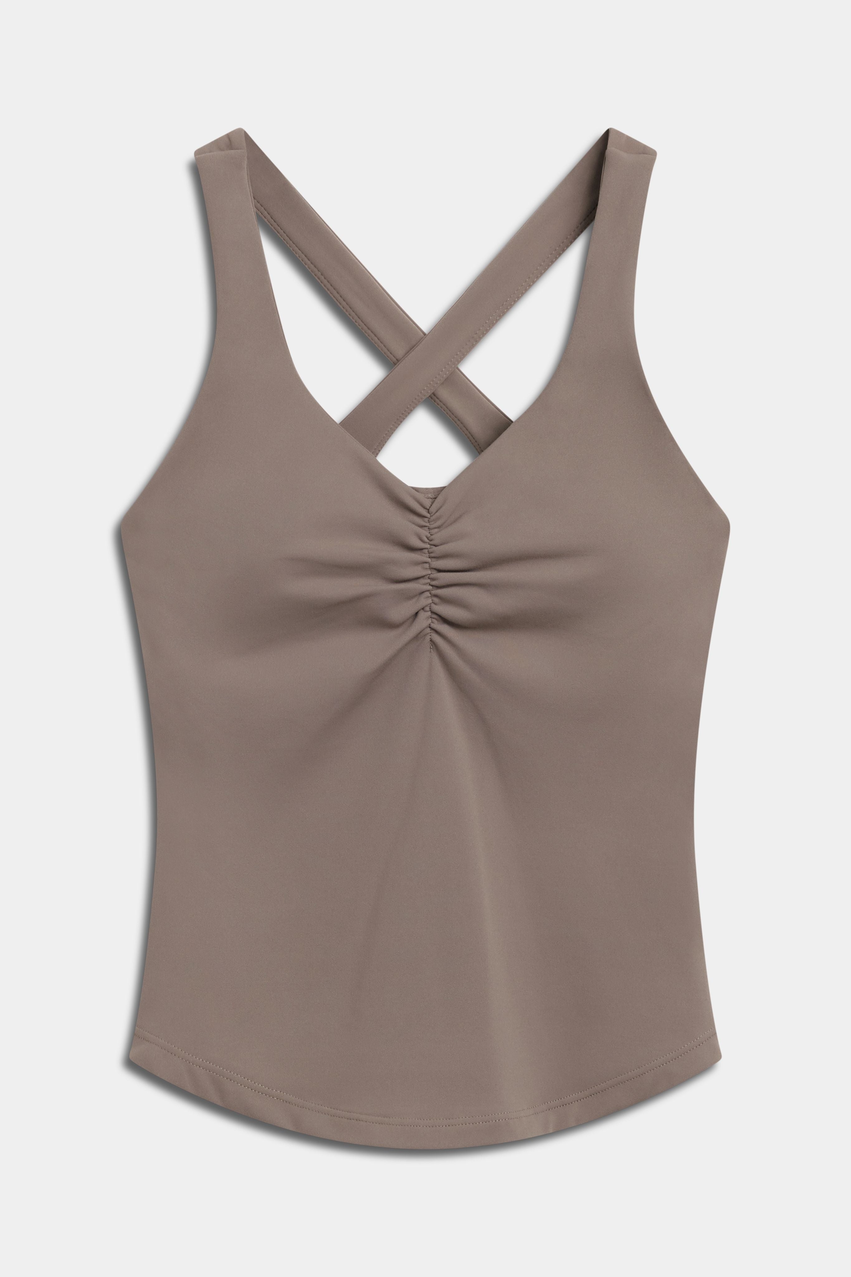 Cloudform® Scrunch Top - Truffle